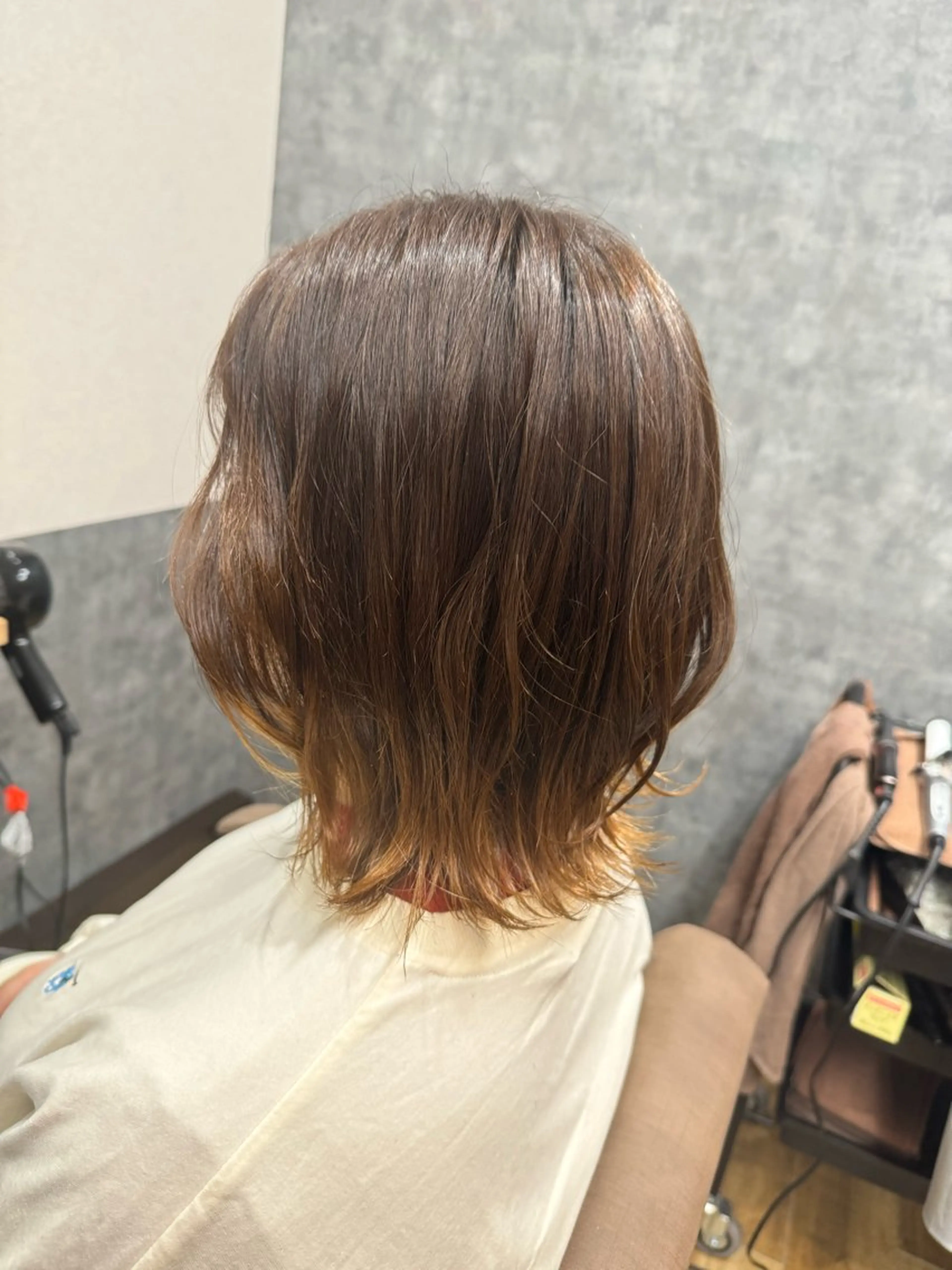 カット＋カラー＋グラデーション(ケアブリーチ)　🌷🌷の写真