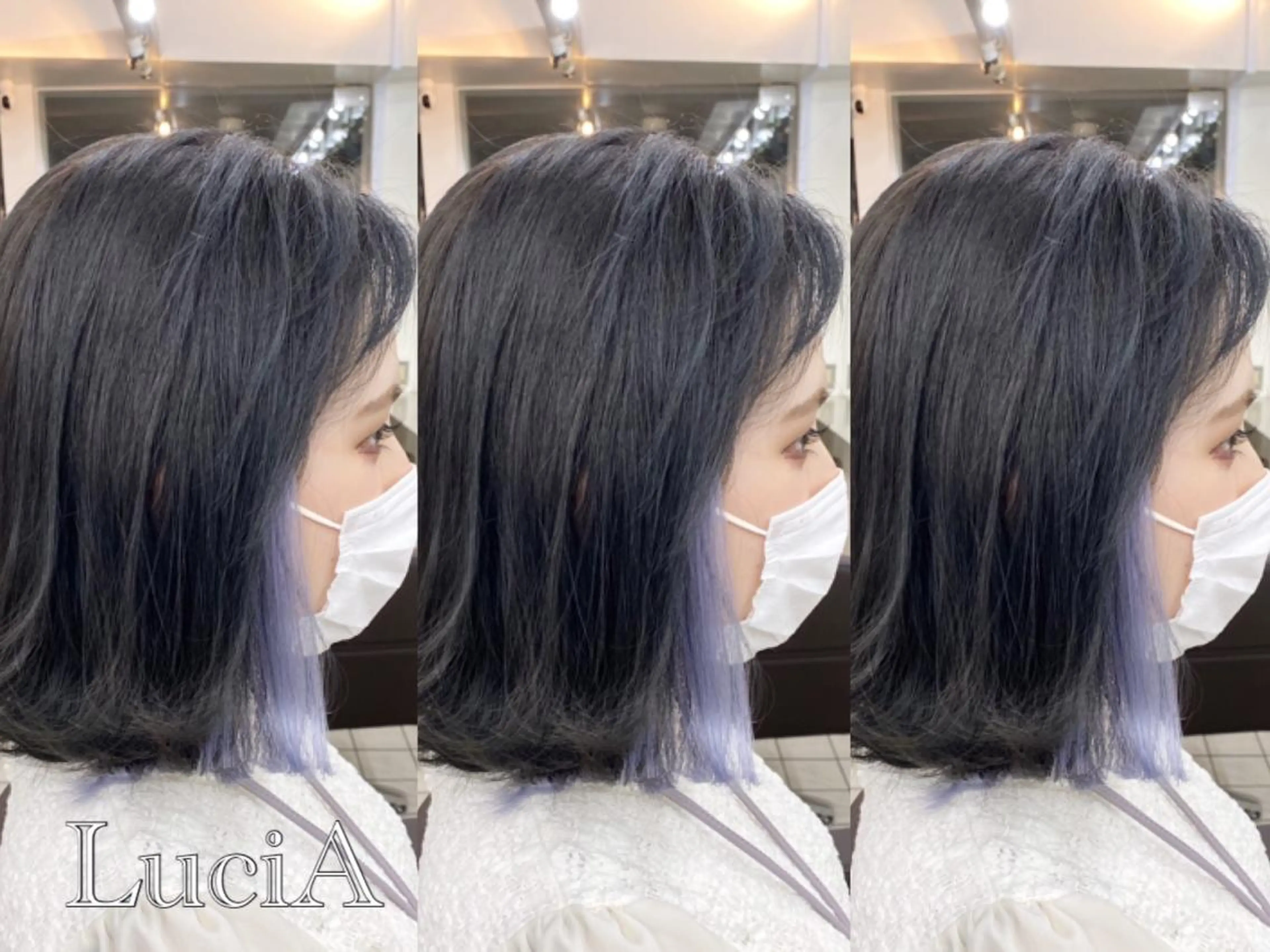 ロング ヘアアレンジ カラー エクステ トリートメント LuciA/エクステ カラーのヘアスタイル