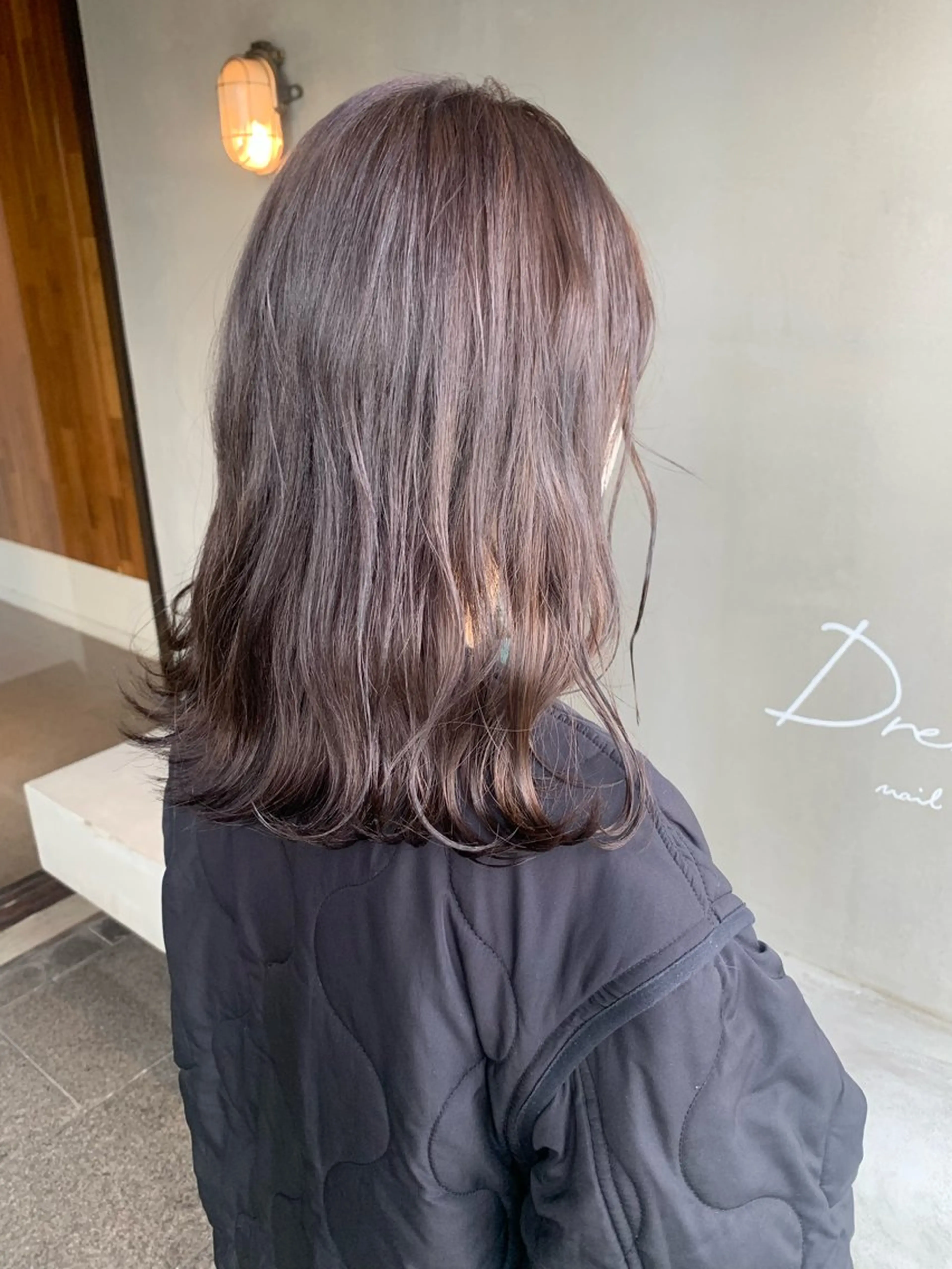 セミロング カラー ブリーチ/アレンジ 天満/chihiroのヘアスタイル