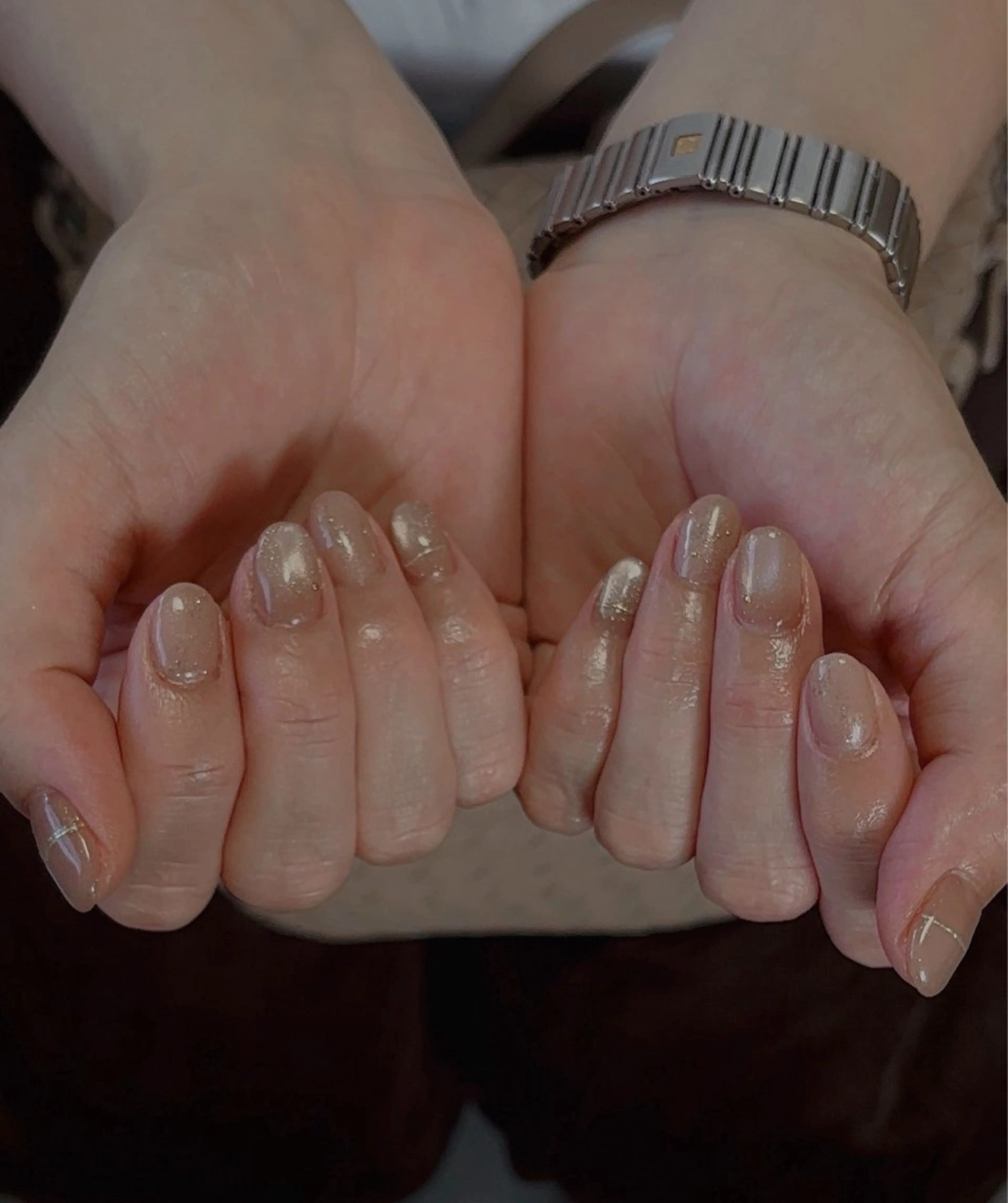 ネイル ジェルネイル キラキラネイル マグネットネイル ニュアンスネイル オフィスネイル ハンドネイル tamu nail 　金町のネイルデザイン