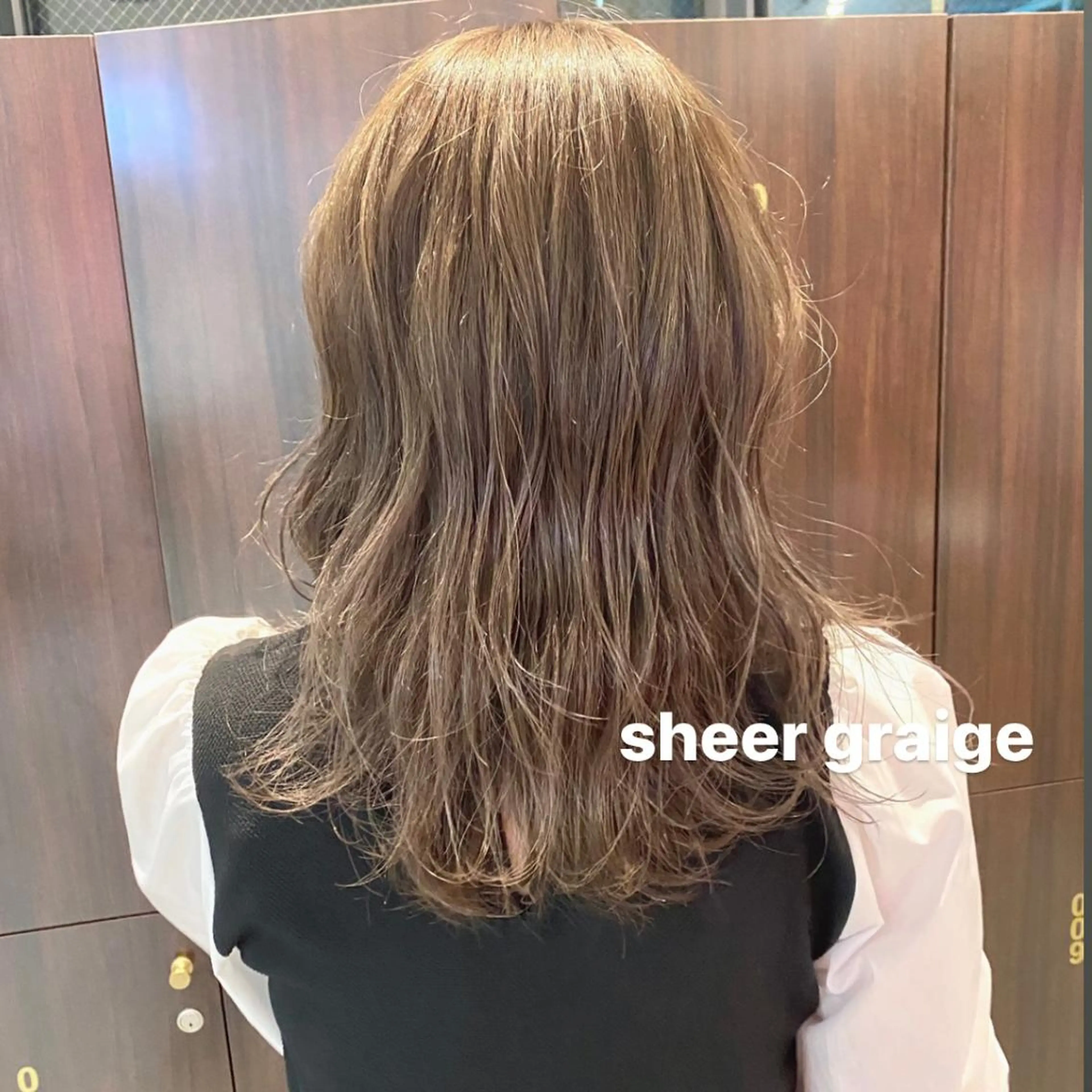 カラー M Hair Salon所属・淀屋橋レイヤーパーマ ハッシュ/ASARIのヘアスタイル