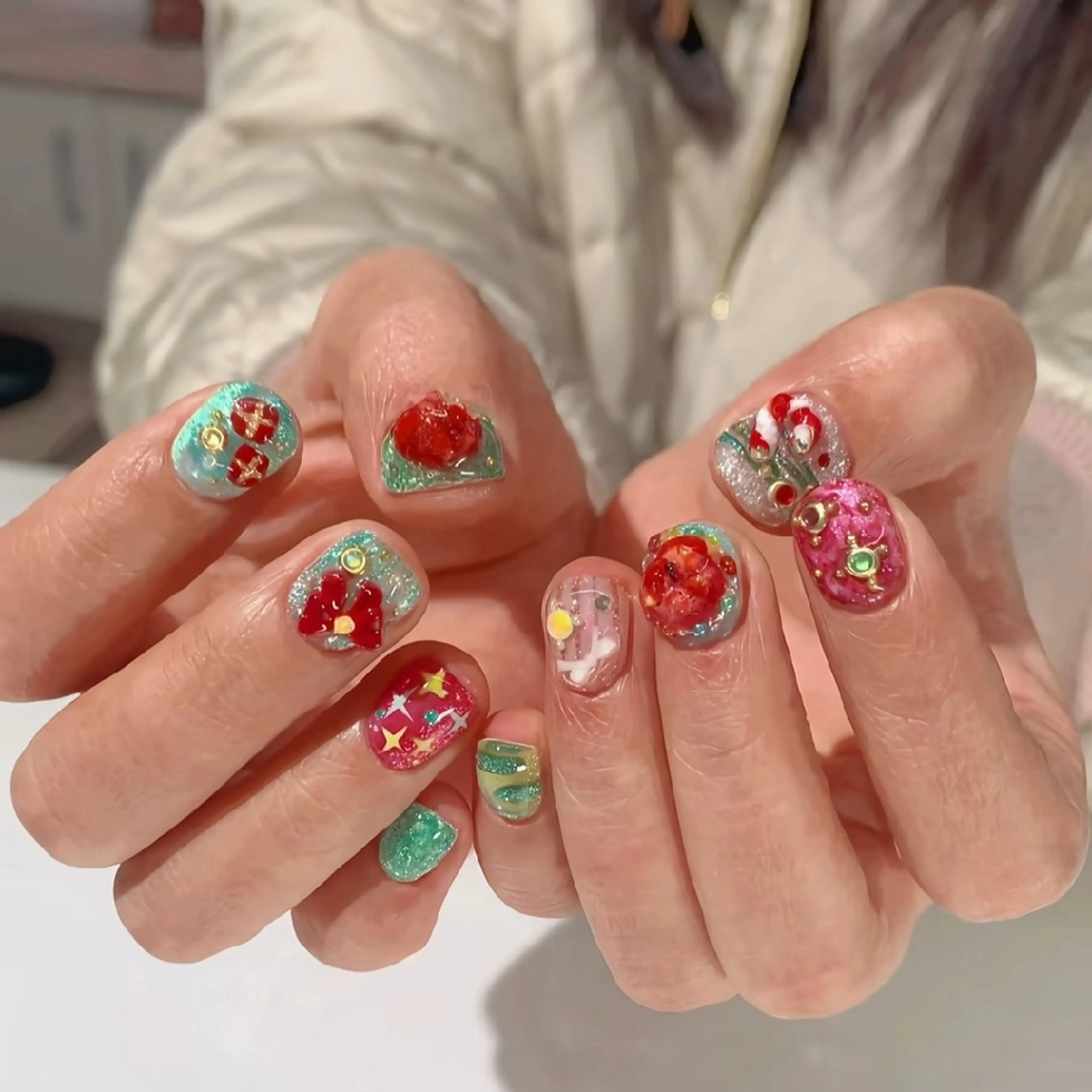 ネイル Omina nail salon 駒込所属・Omina nail harukaのネイルデザイン