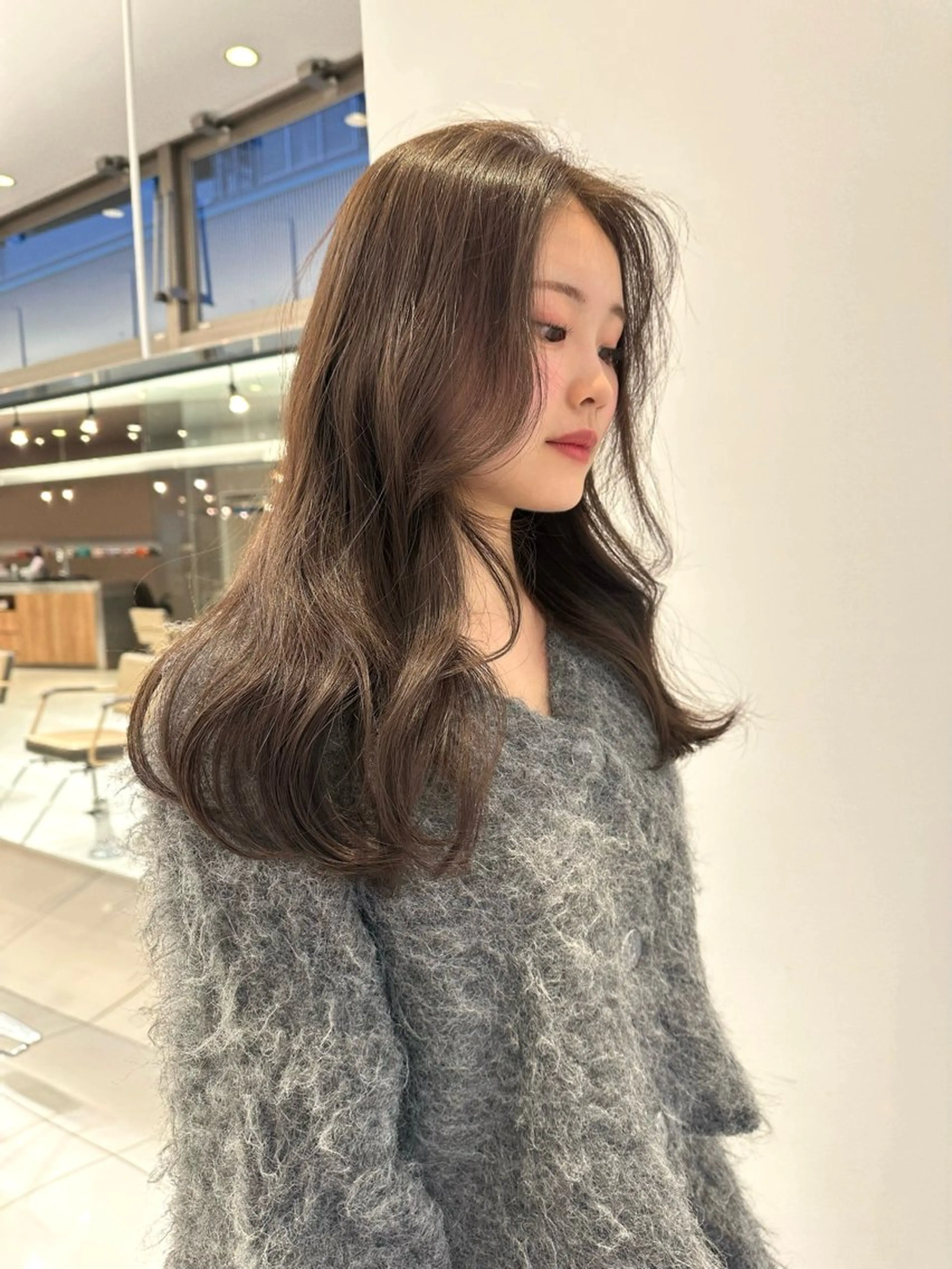 ロング カラー ブラウンカラー 透明感カラー ナチュラルブラウン エスポワール所属・YUSHI HORIUCHIのヘアスタイル