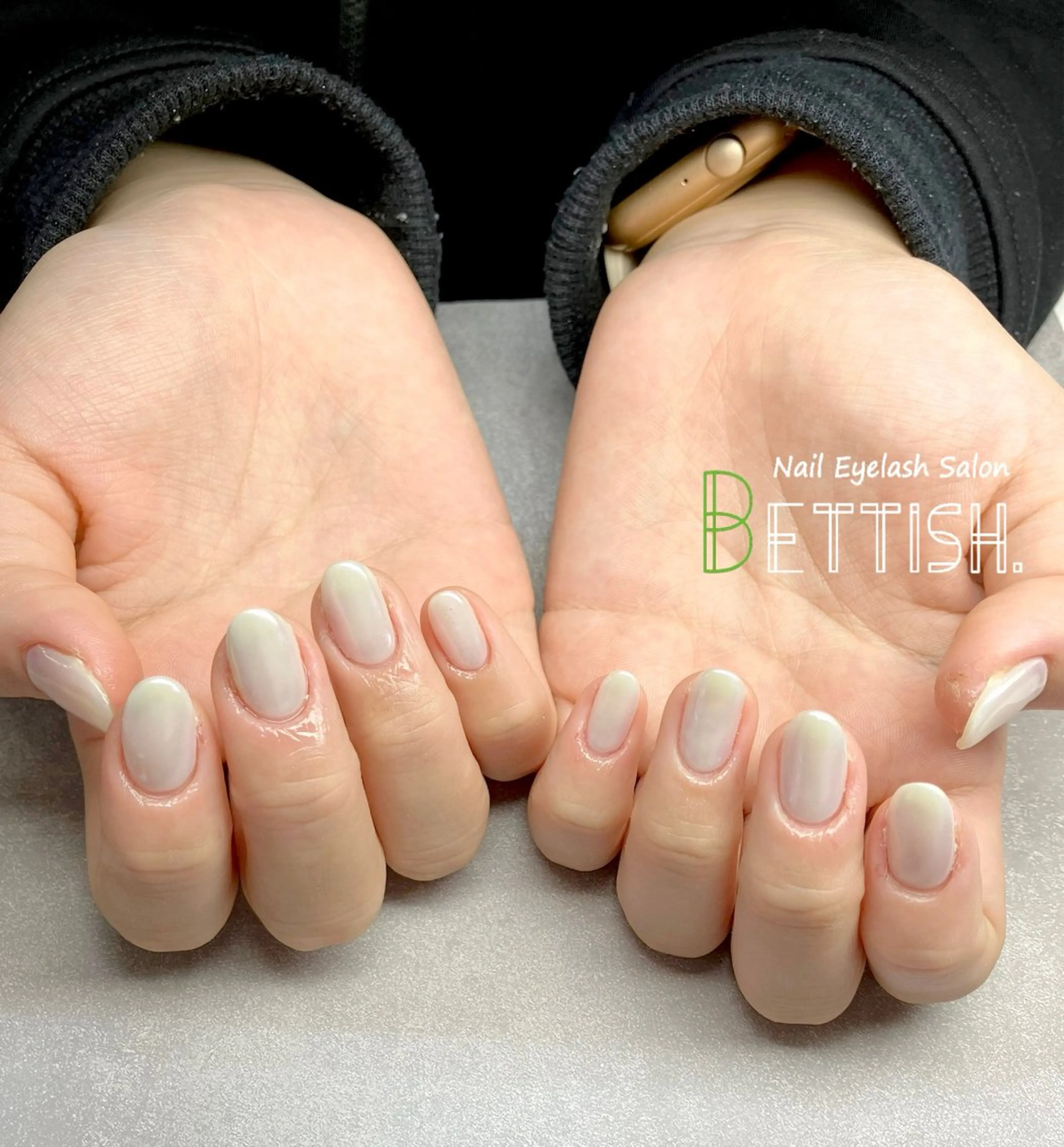 ネイル オーロラネイル ミラーネイル ワンカラーネイル BETTISH. KUMIKO☺︎︎のネイルデザイン