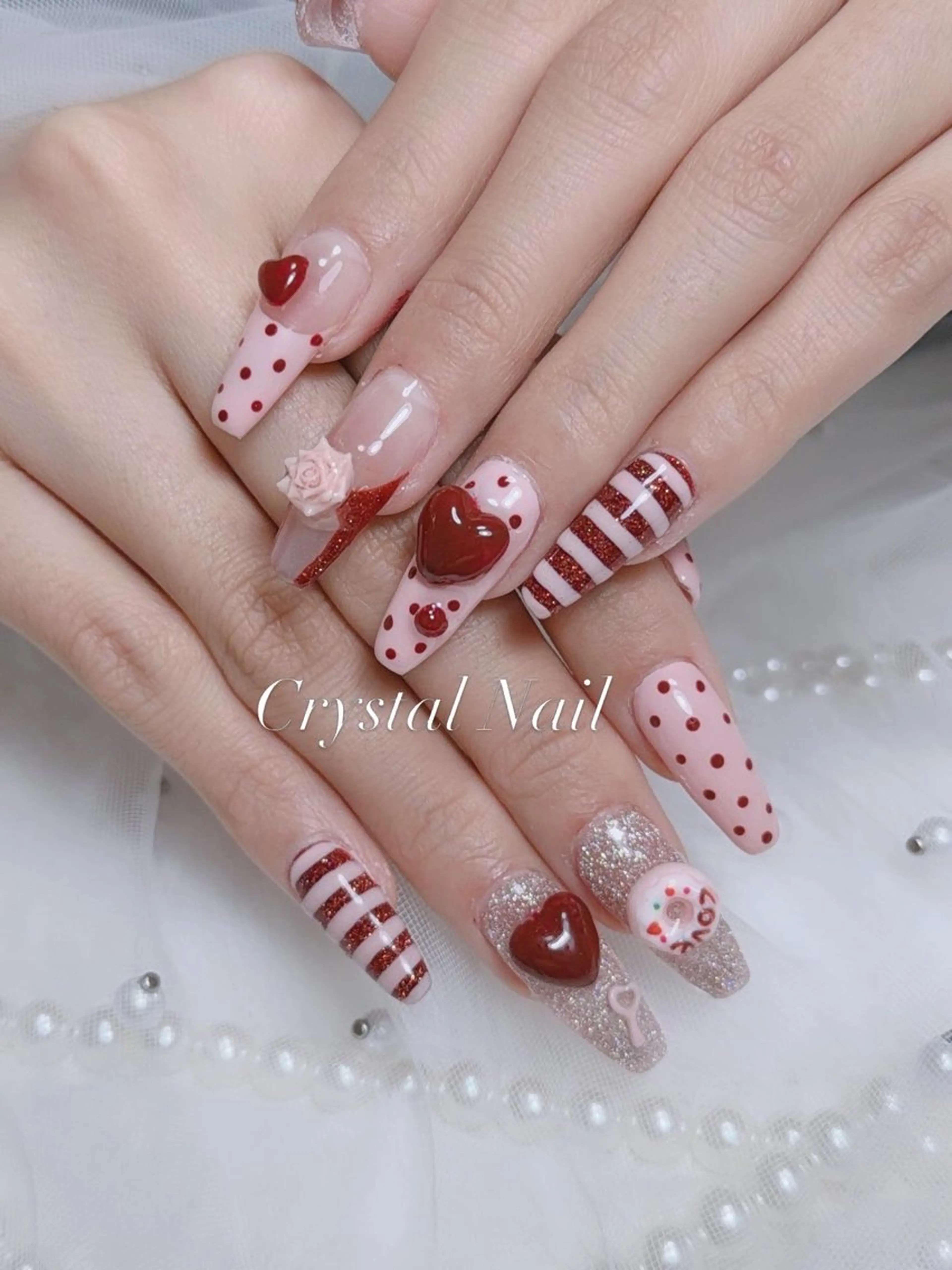 ネイル ハンドネイル ハンドケア Crystal Nailのネイルデザイン