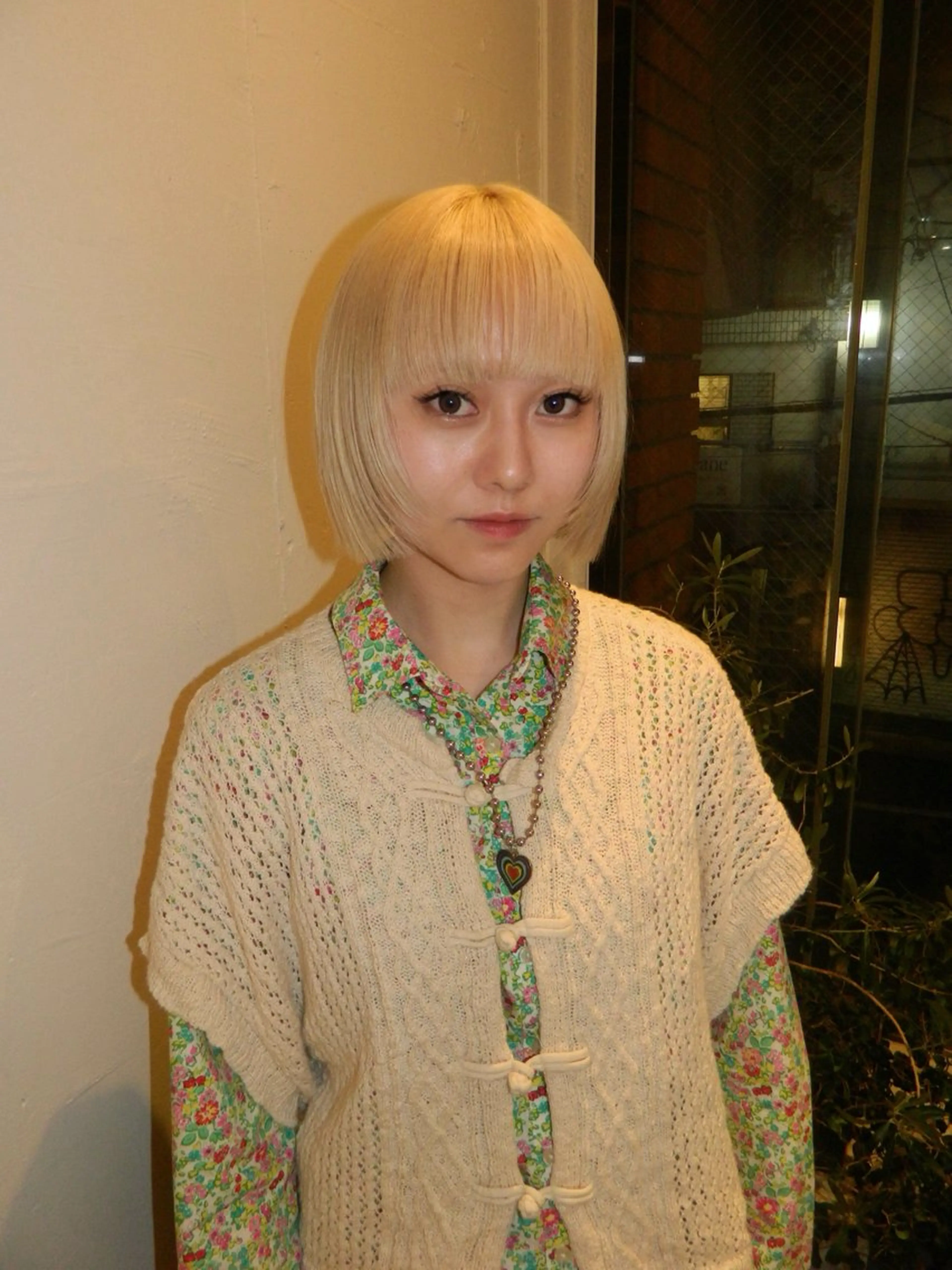 ショート カラー ブロンド ハイトーンカラー ボブ ARTE aoyama所属・透明感/レイヤー/ sakura🪽のヘアスタイル