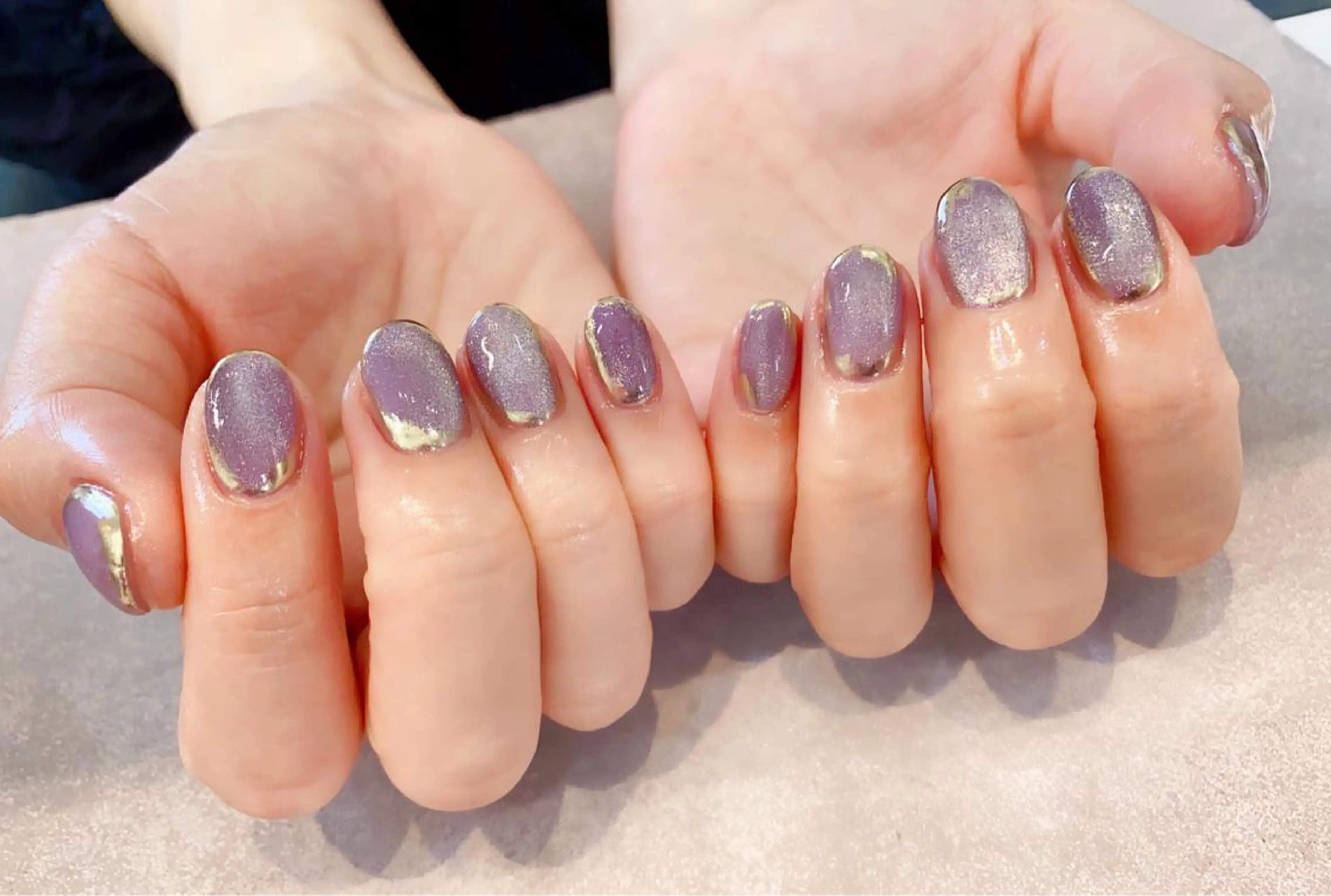 ショート ハンドネイル NAILSALON 🍔Timna🍟のネイルデザイン