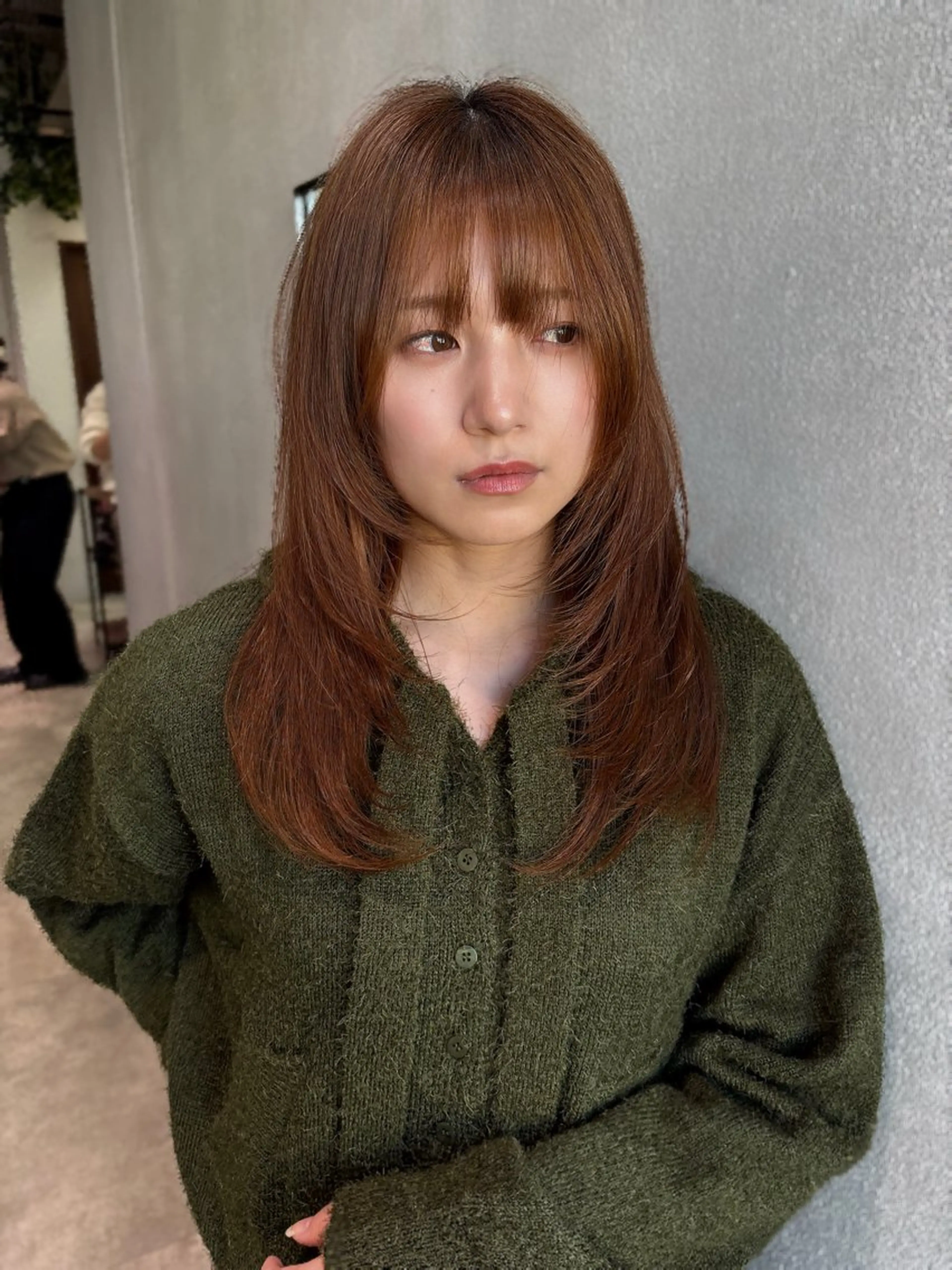 セミロング レイヤーカット 💭透明感/艶髪🫧 haluki🫧‪のヘアスタイル