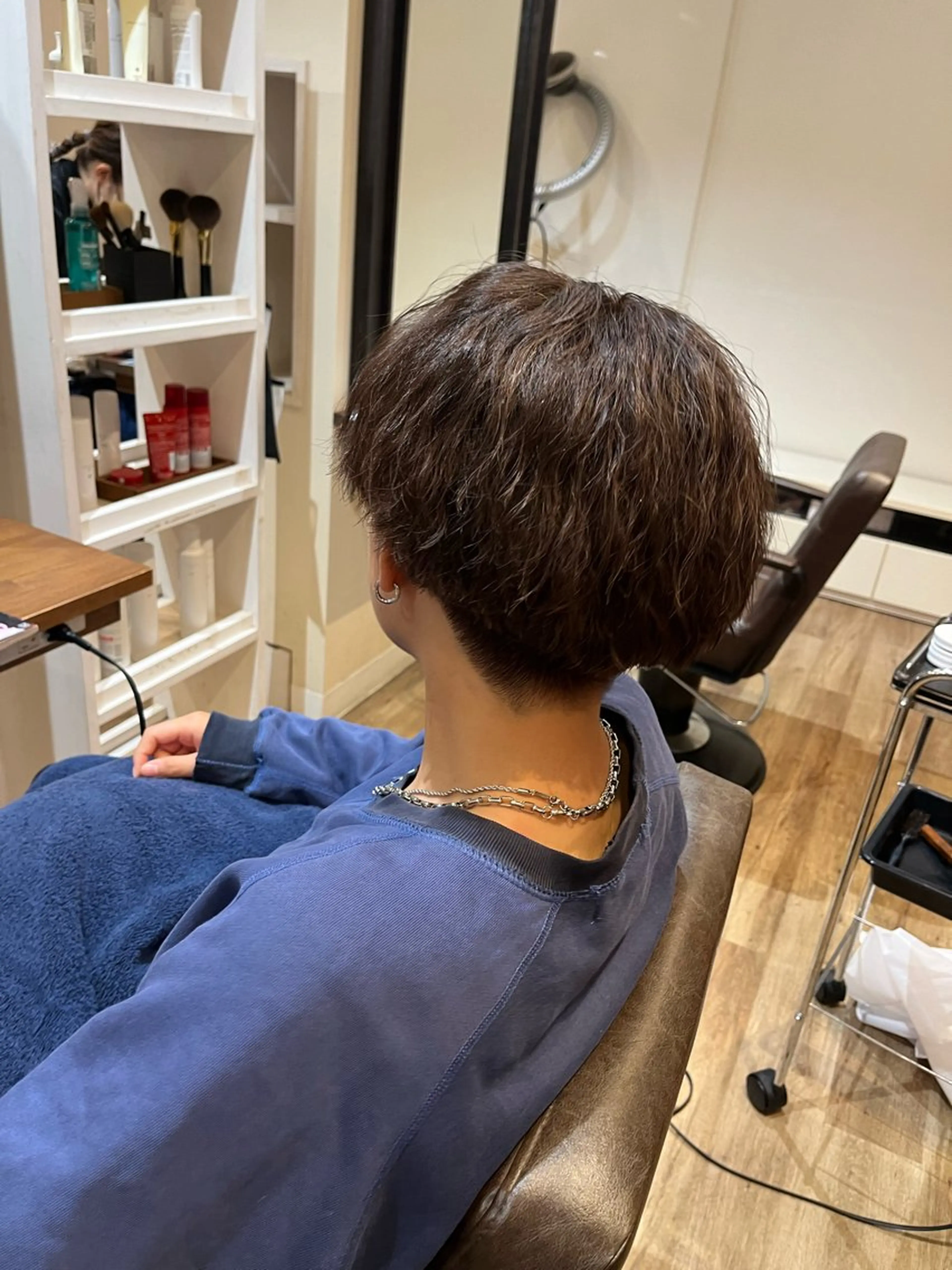 【デビュー割】カット+パーマ+ケア剤 ¥8,800の写真