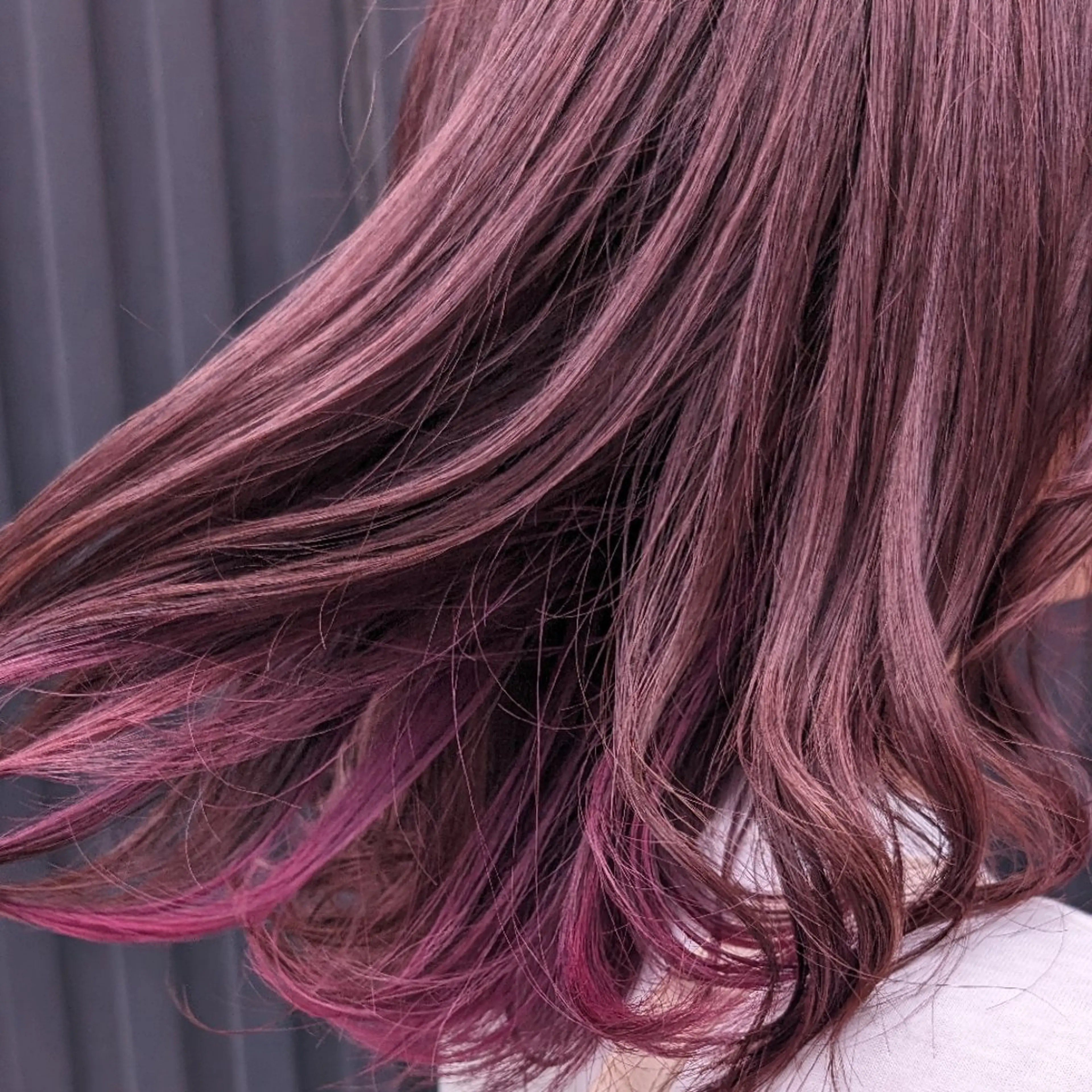 ミディアム 艶カラー💞 amiのヘアスタイル