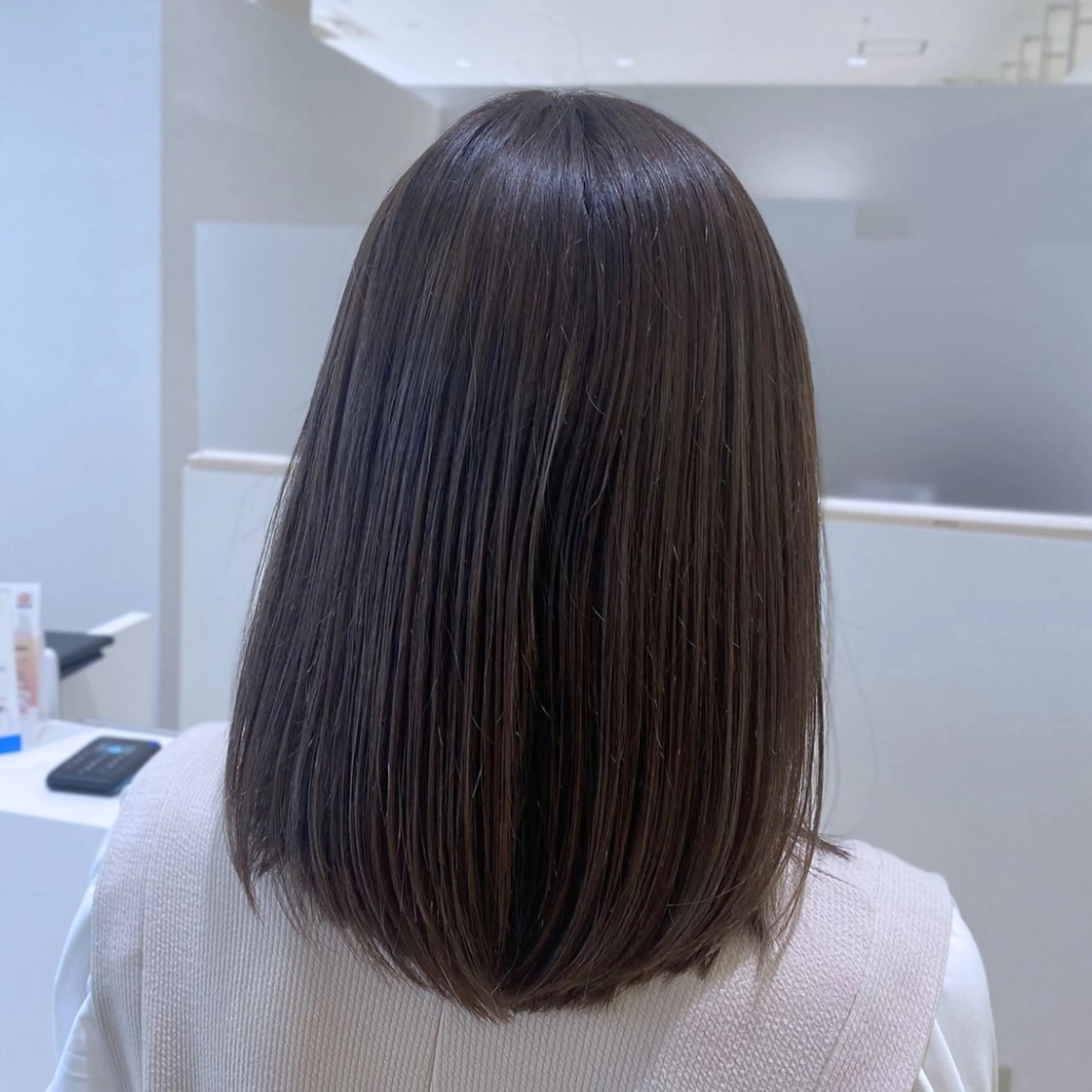 ミディアム カラー 滝口 瑞季のヘアスタイル