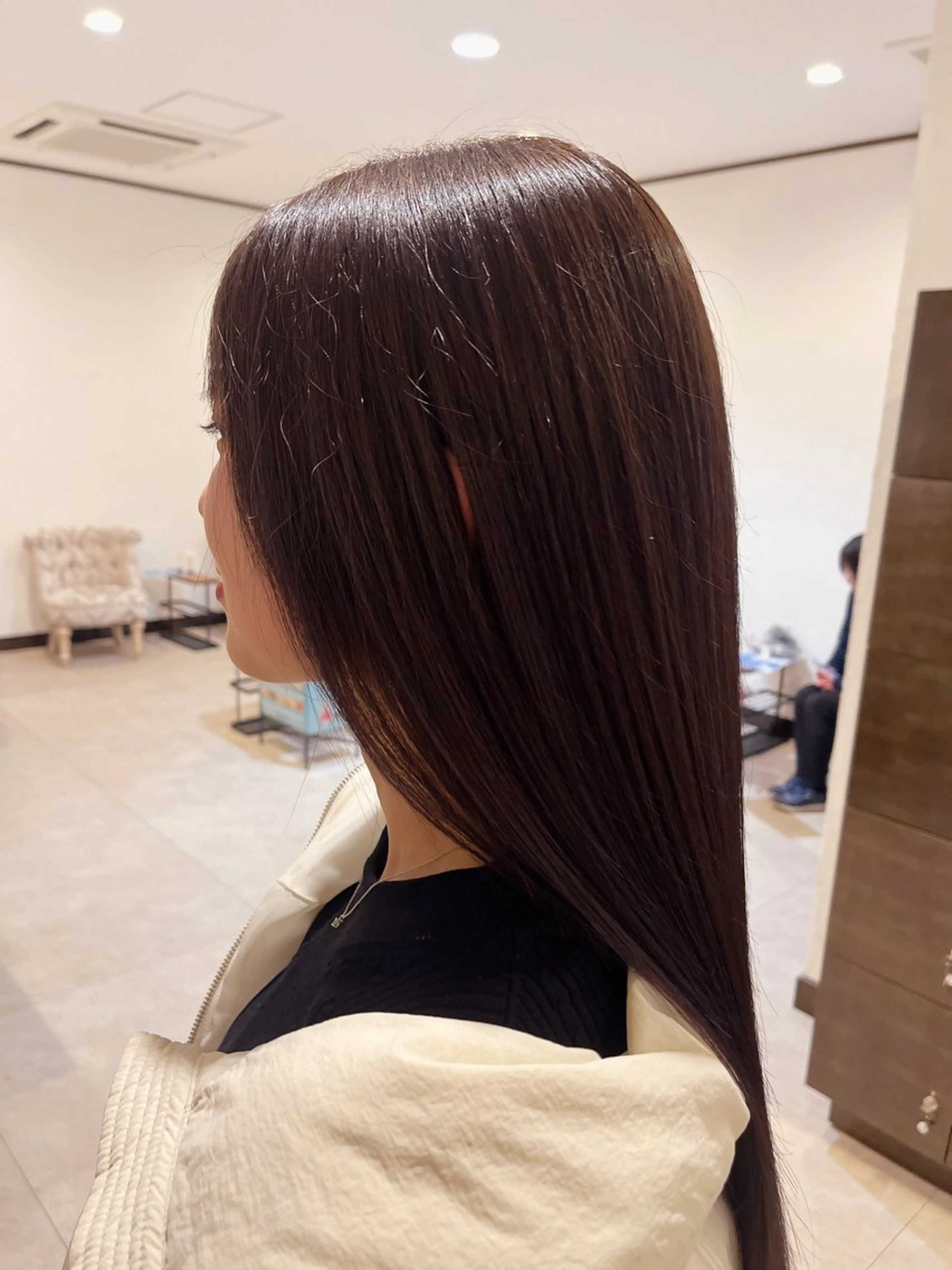ロング カラー 赤み消しカラー 🩵かりんのヘアスタイル