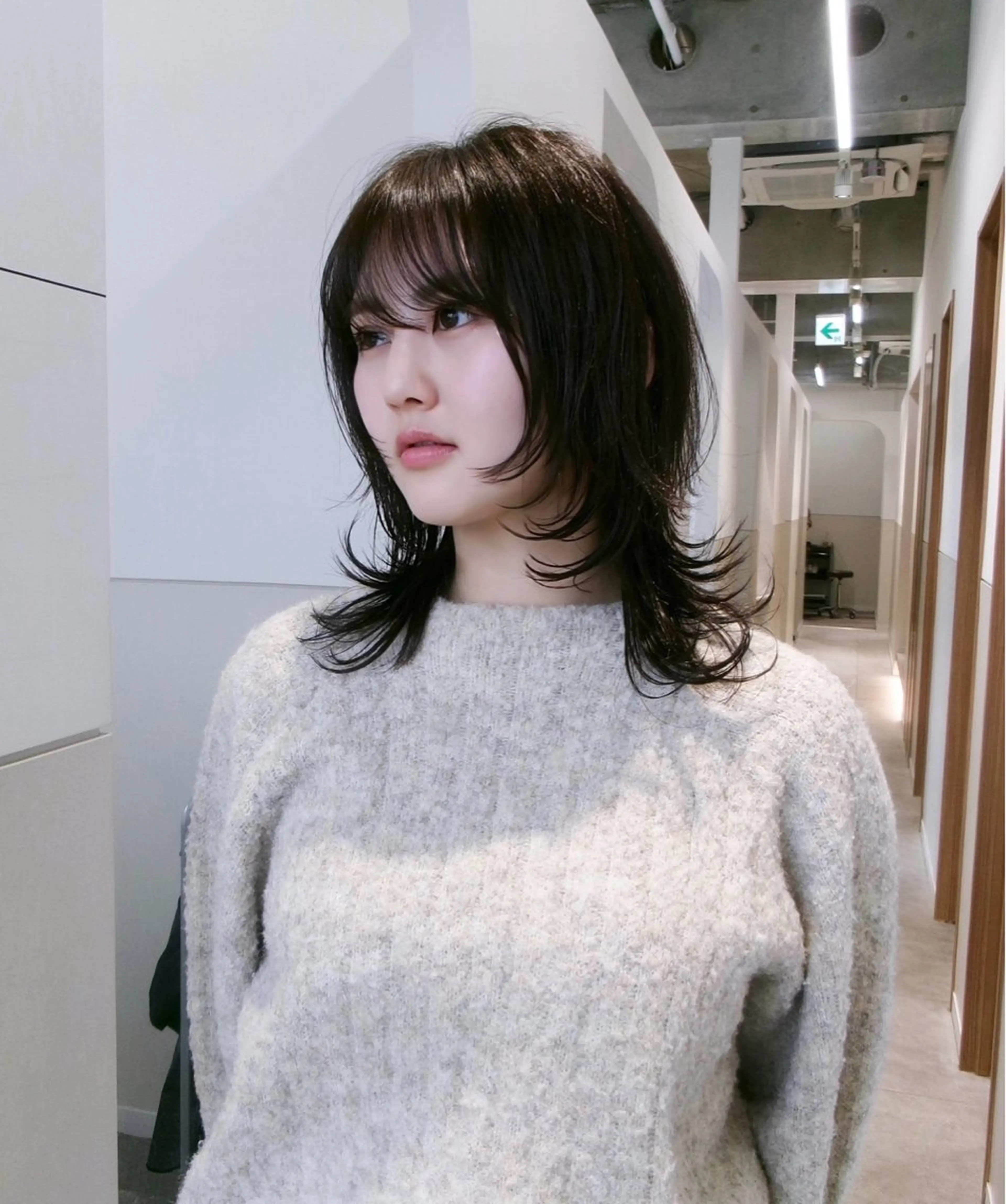 ミディアム ウルフカット カット ✂︎ウルフカット /レイヤーカット✂︎のヘアスタイル