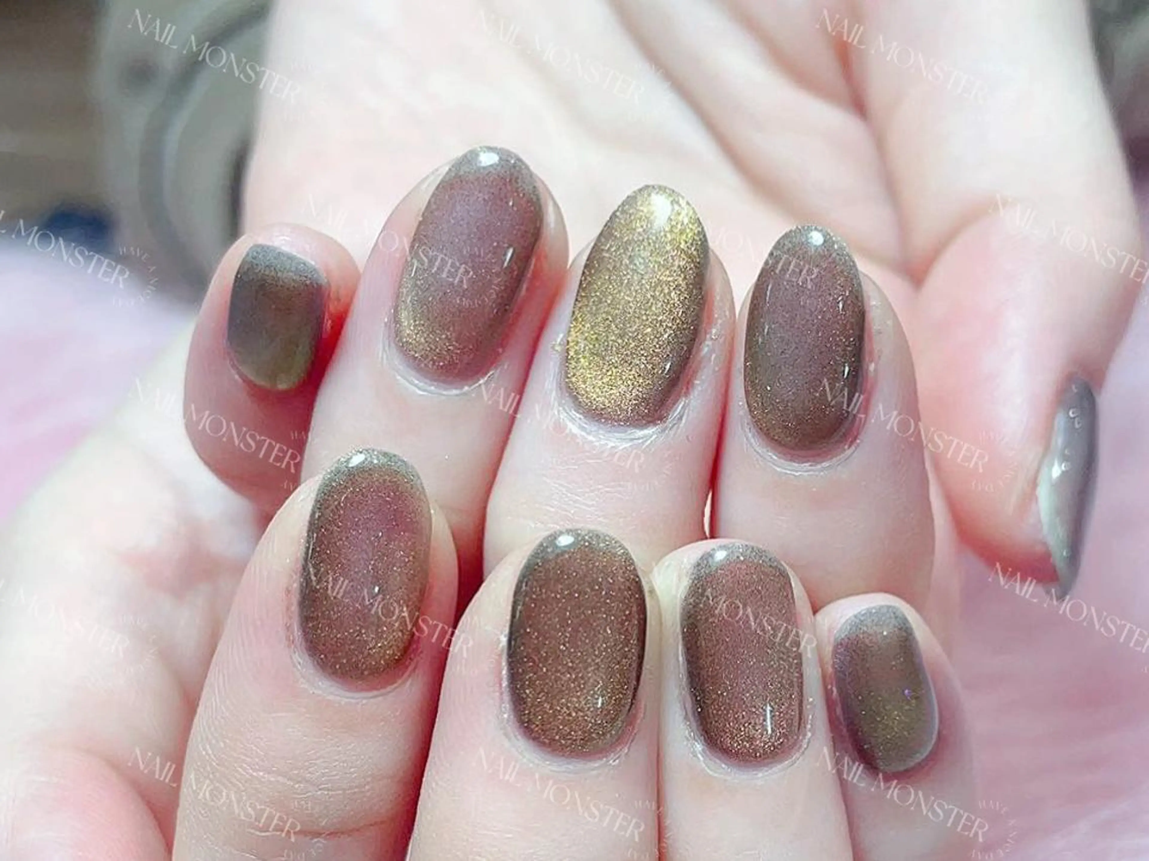 ネイル マグネットネイル YUKI_ Monster💟のネイルデザイン