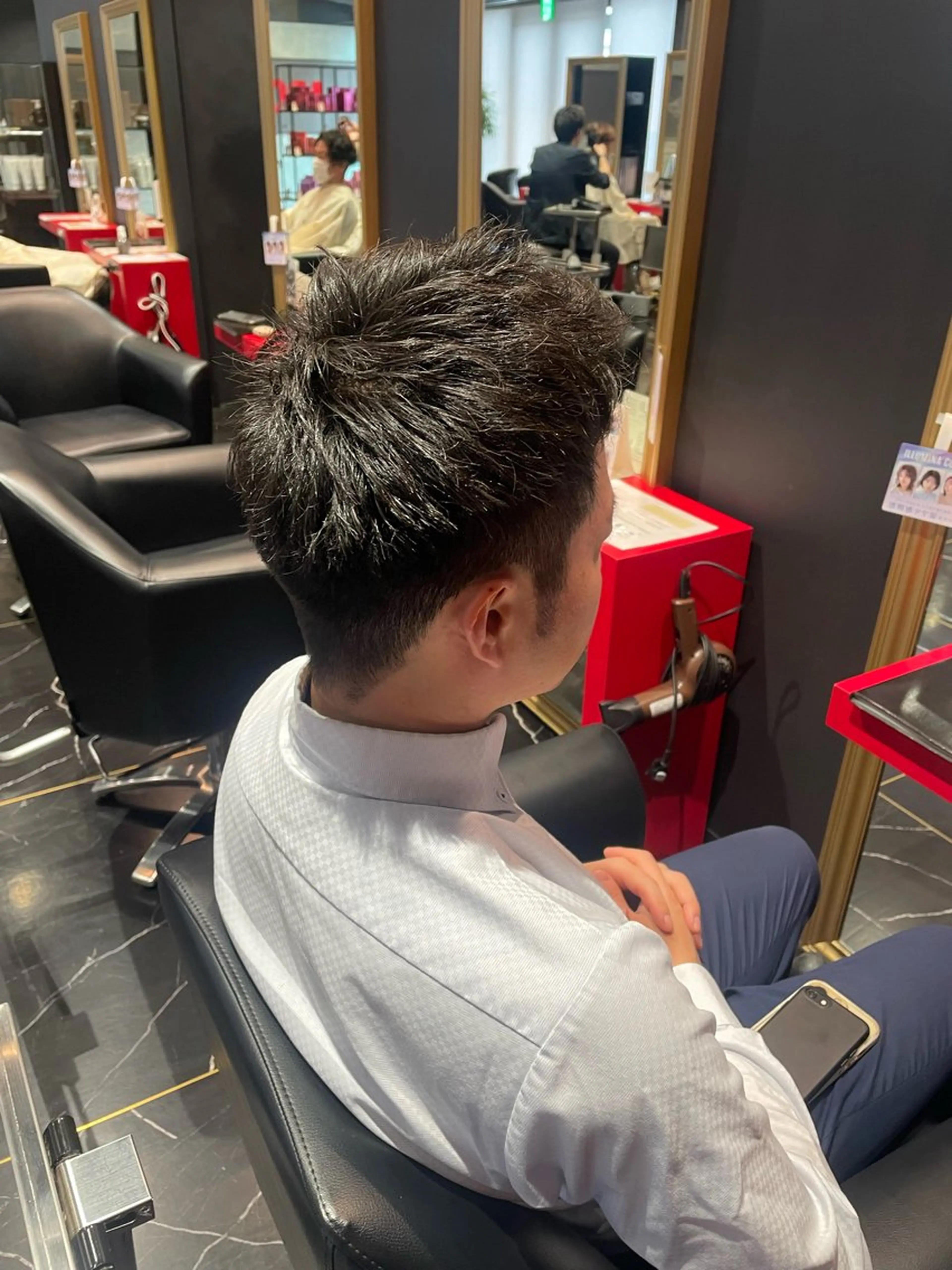 メンズ 森 亜紗美のヘアスタイル