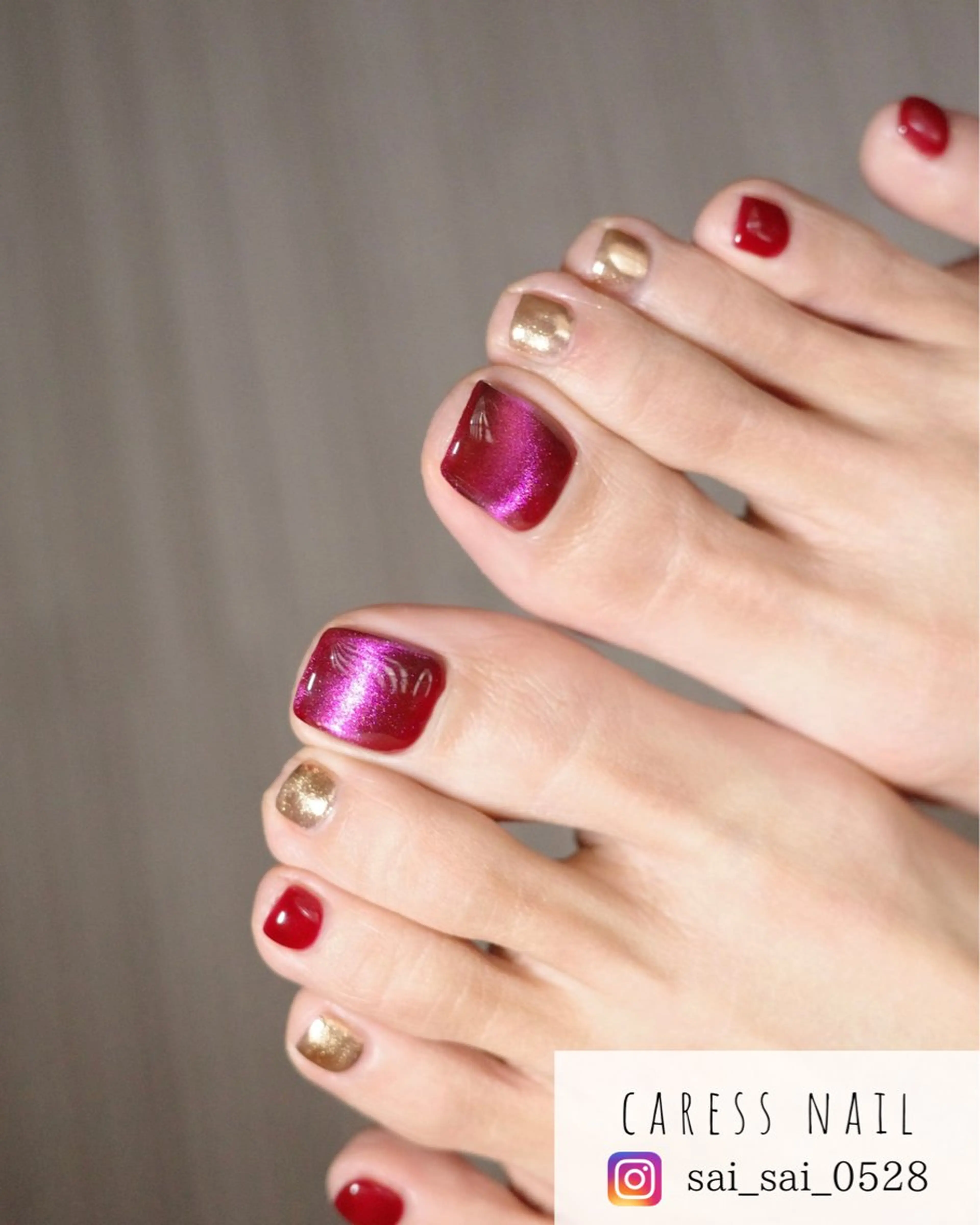 ネイル caress  nail カレスネイル　代々木上原所属・カレスネイル さいのネイルデザイン