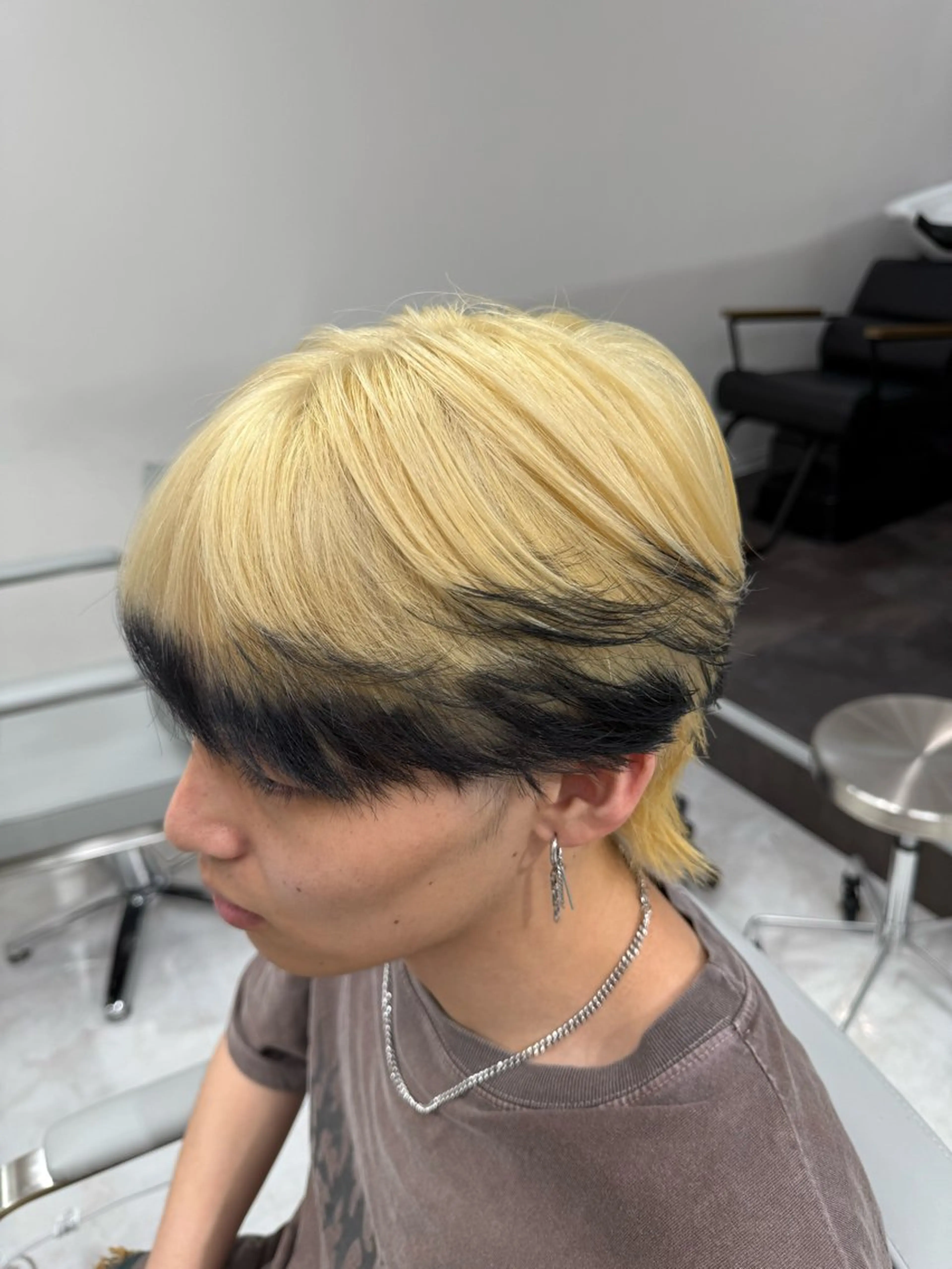 メンズ カット ヘアカラー ヘアセット 【バレイヤージュ】 🔥メンズRYUTAのヘアスタイル