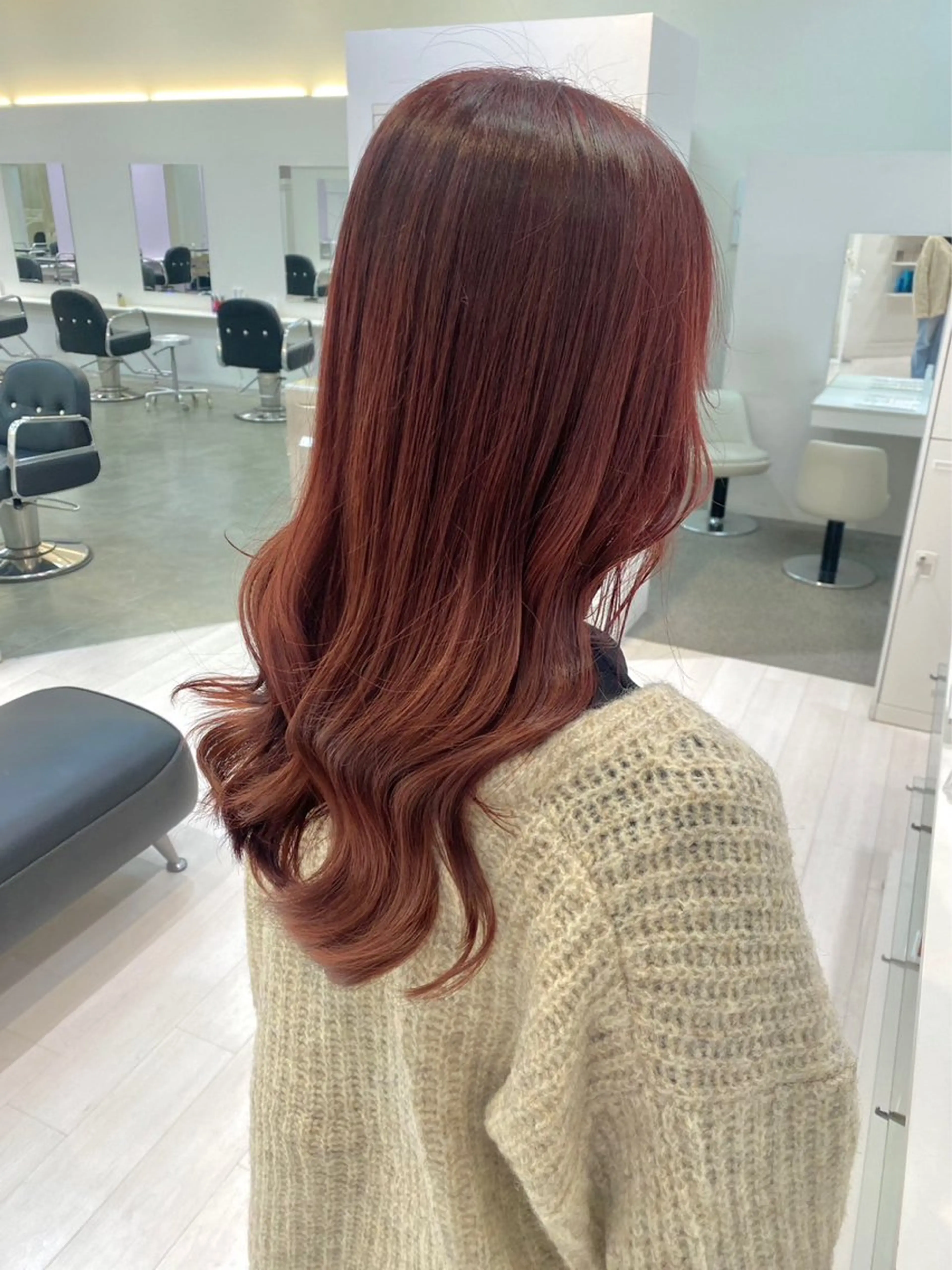 セミロング ヘアカラー ParveMix / 山本 玲南🫧🪽のヘアスタイル