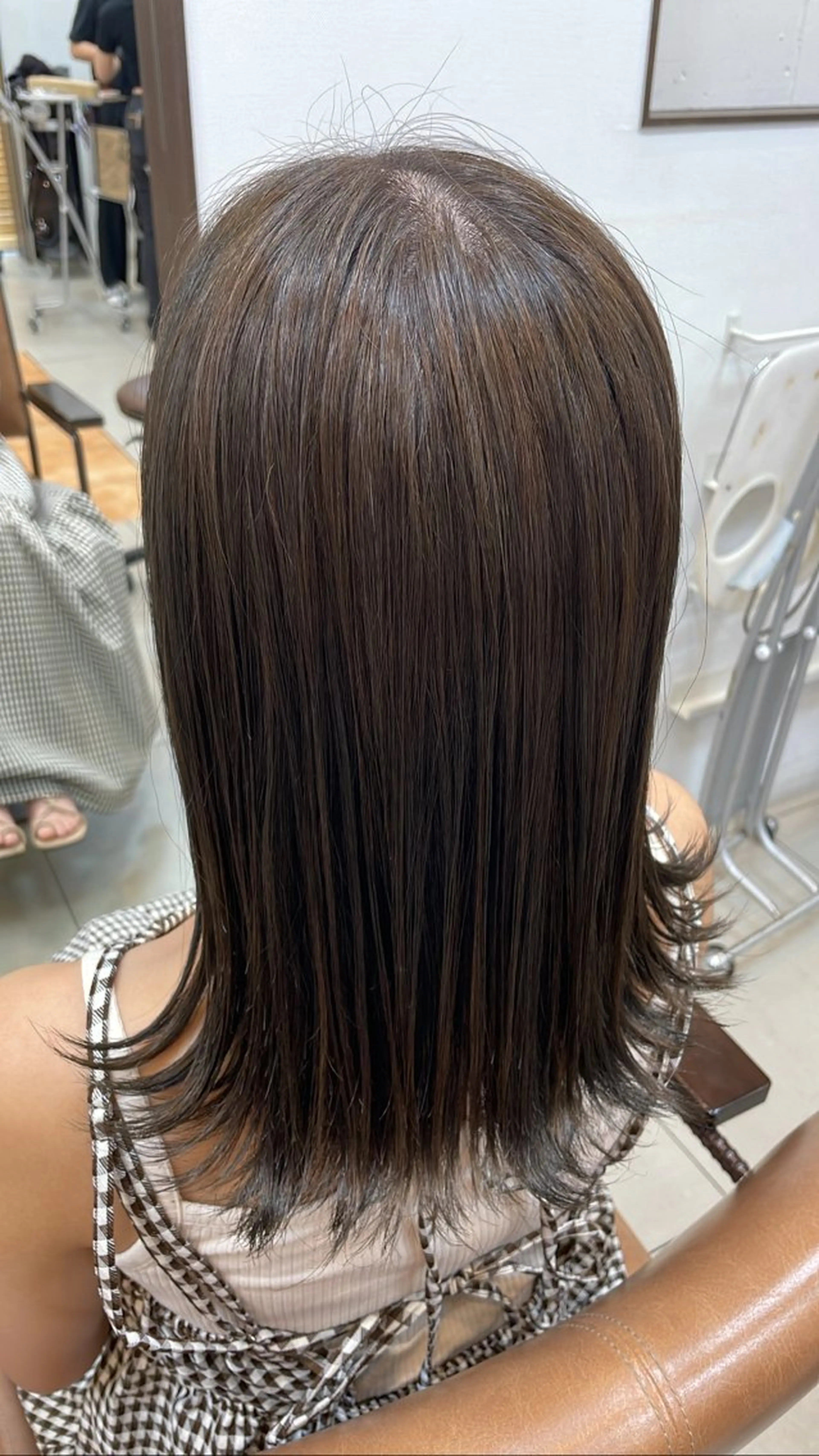 ミディアム カラー オリーブカラー SOYON なんば店所属・水島 真彩のヘアスタイル