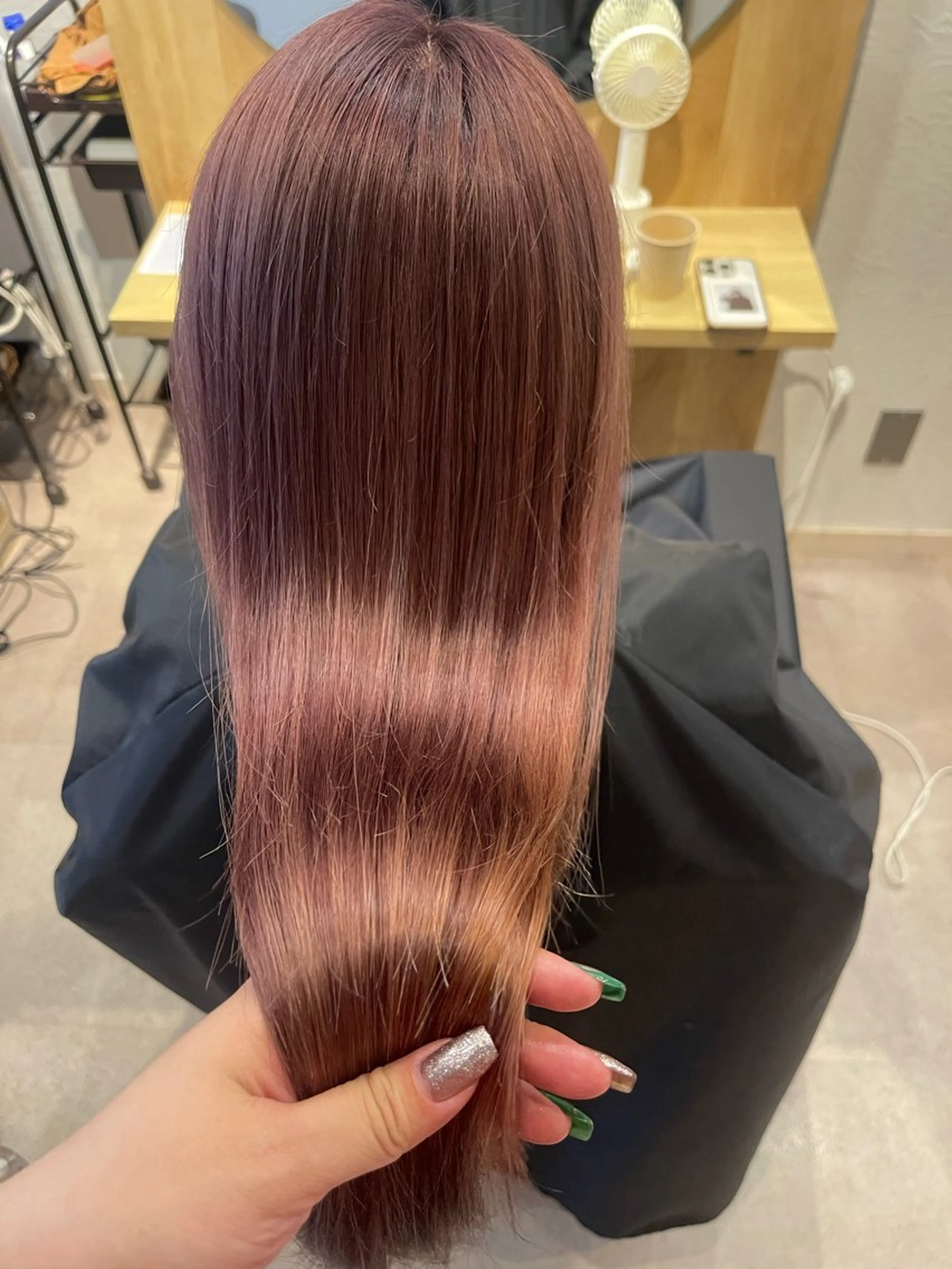 ロング ピンクラベンダー ヘアカラー maho /riToのヘアスタイル