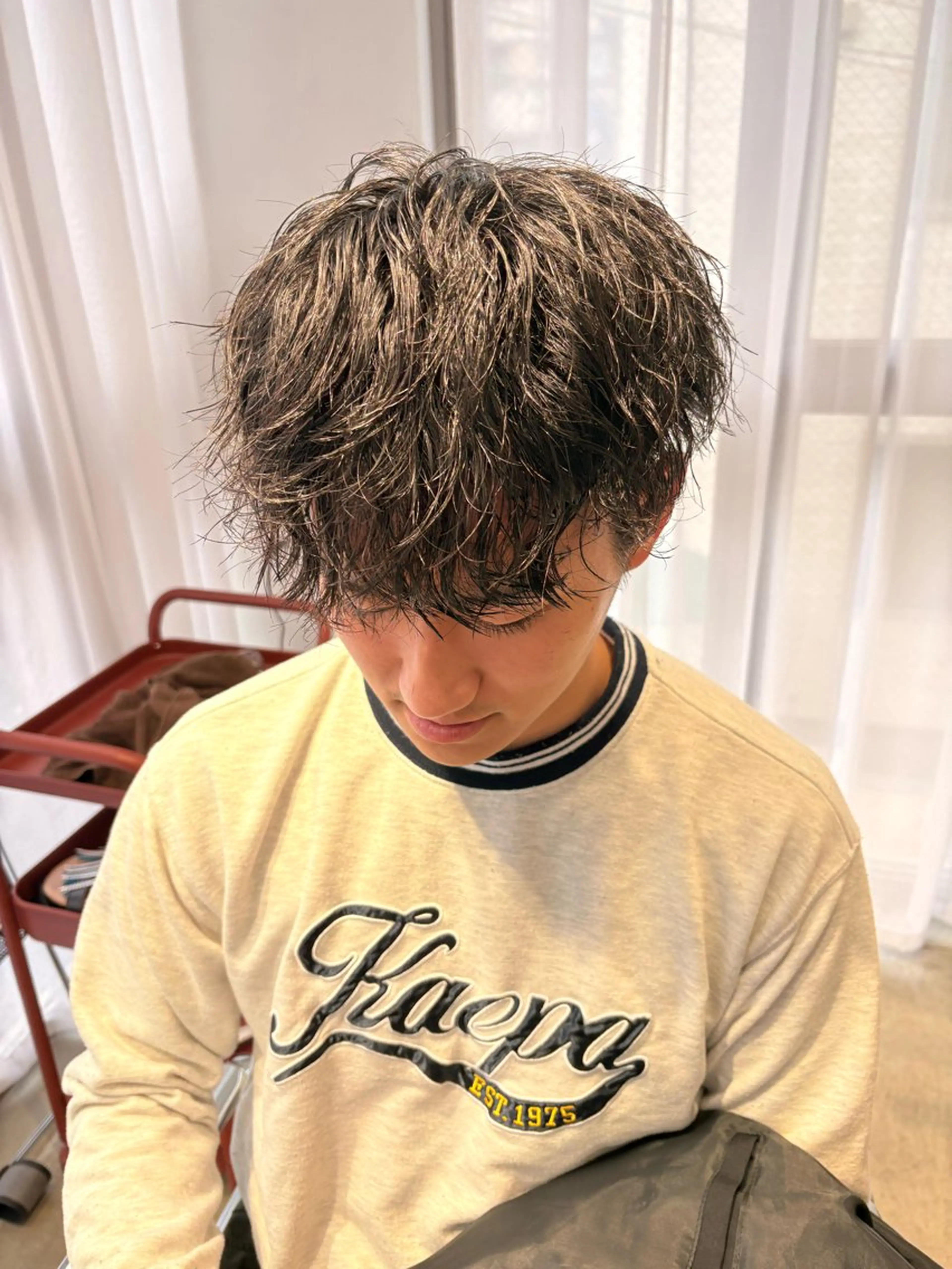 ミディアム メンズ カット Yin Yang 下北沢所属・エイヤ/メンズパーマ 🪮/カラー🌈のヘアスタイル