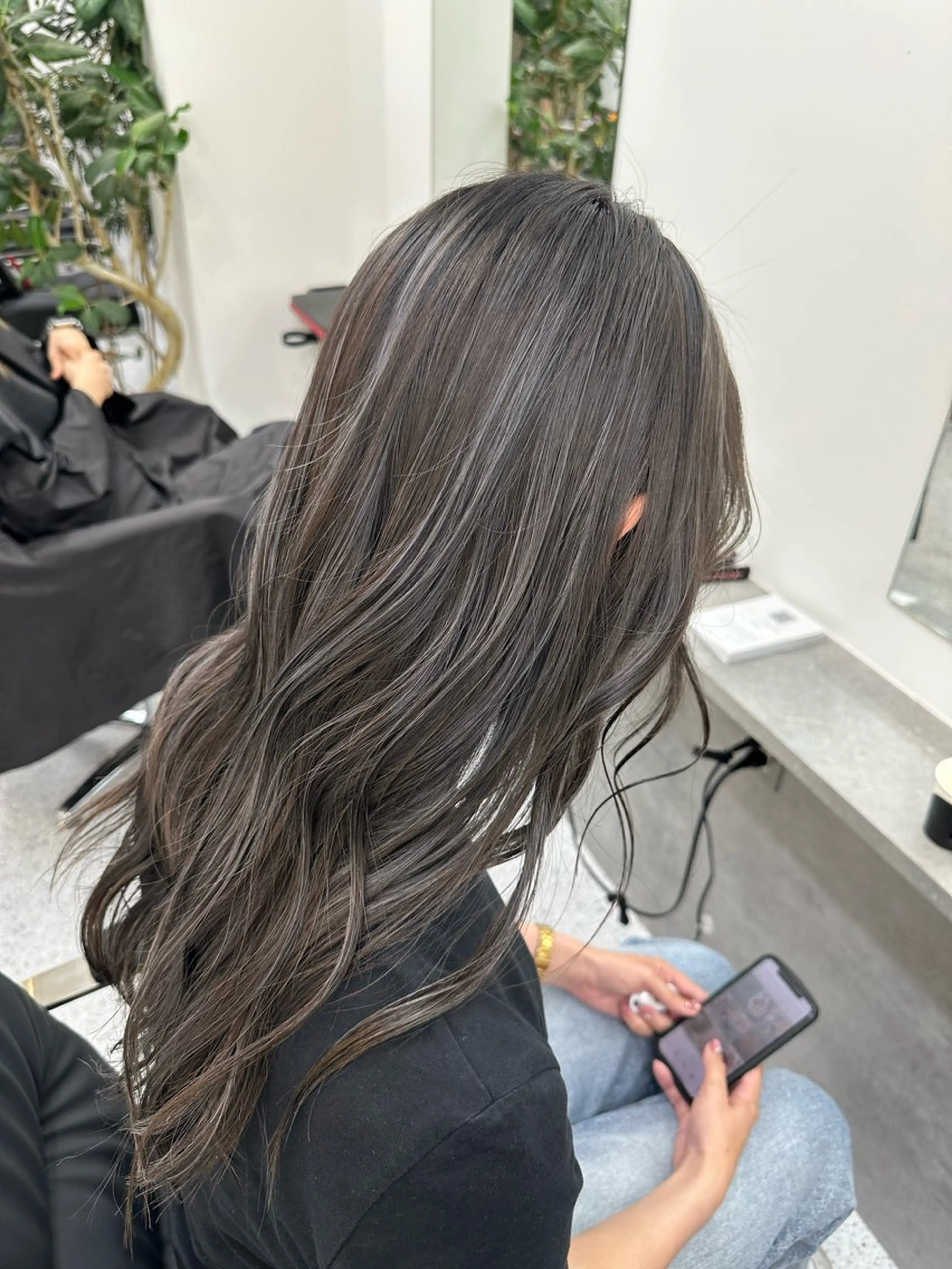 ロング カラー ヘアアレンジ ヘアカラー トリートメント 久米 治仁のヘアスタイル