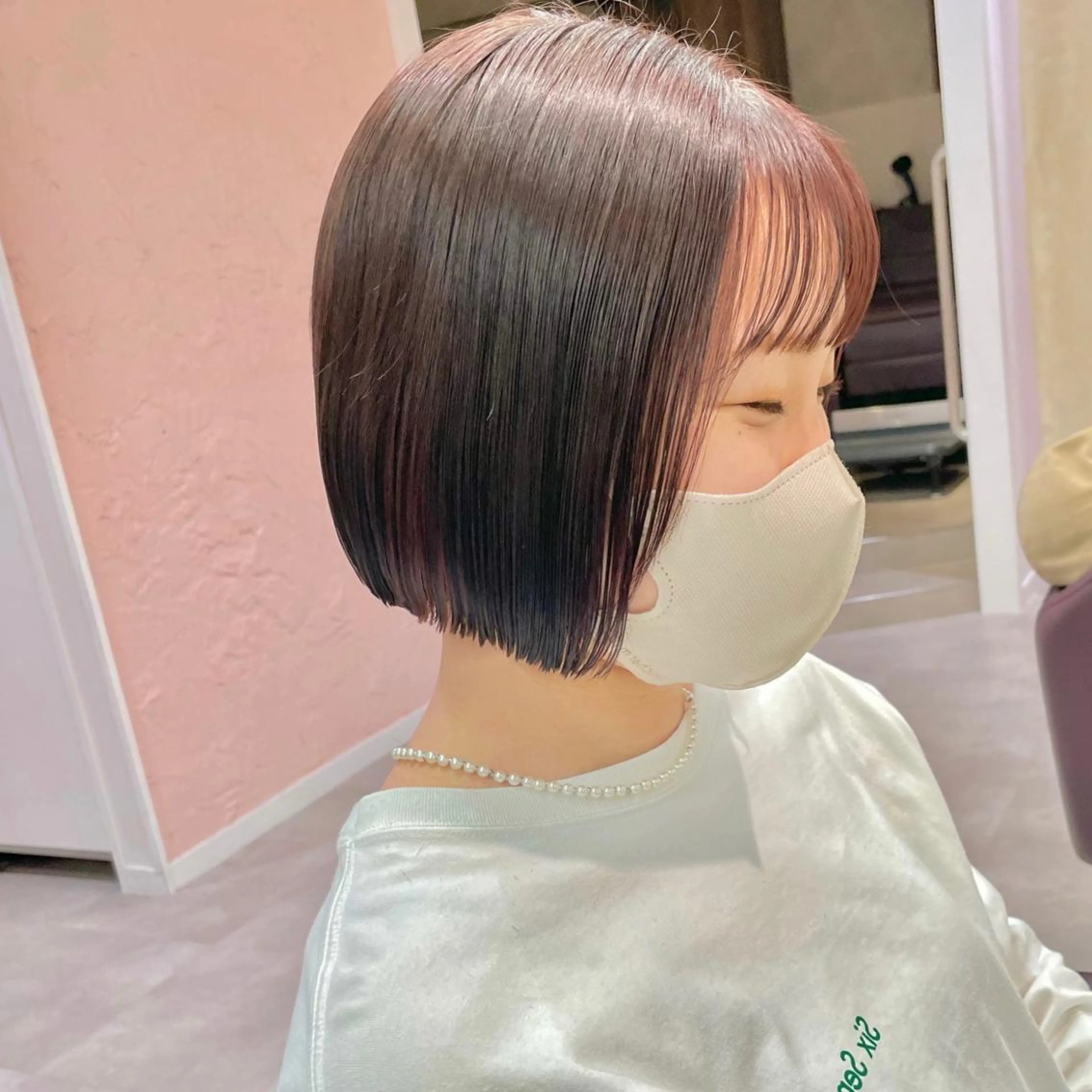 ミディアム カラー カット ヘアカラー トリートメント ショート/ボブ 🌟齋藤ほのかのヘアスタイル