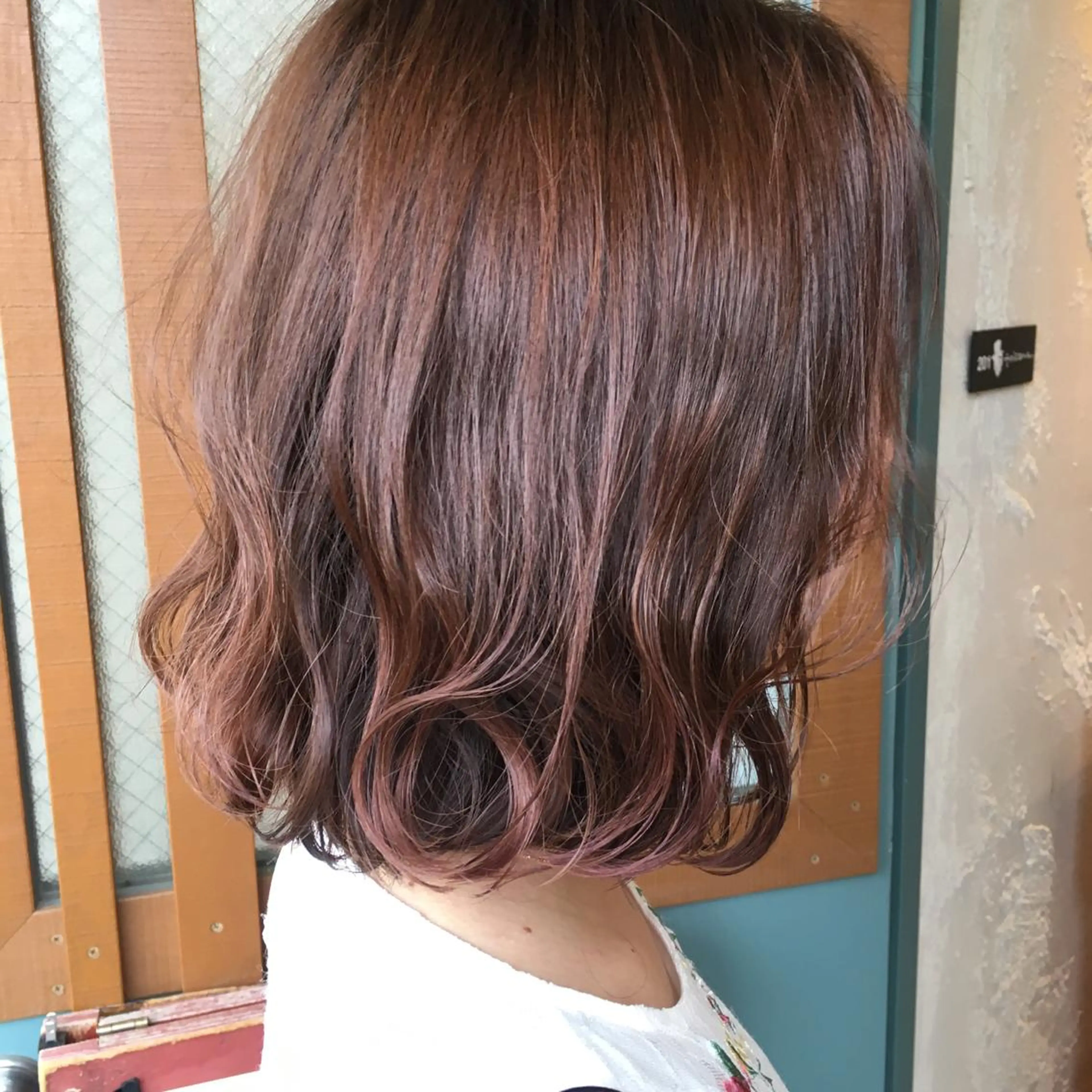 ミディアム カラー パーマ ピンクカラー TRICK STANDARD  natural所属・福元 光平のその他イメージ