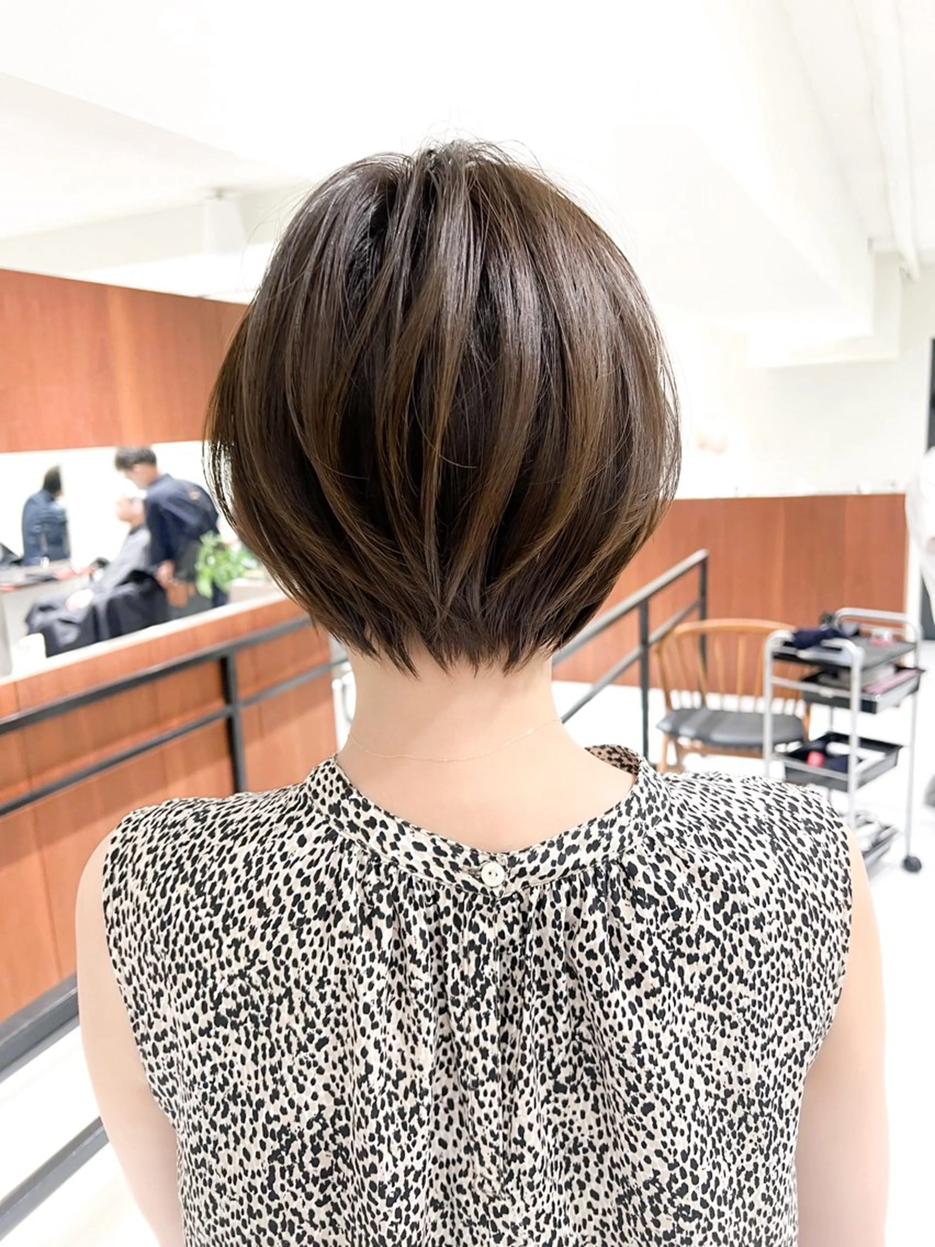 ショート カラー カット ヘアカラー トリートメント ハイライトNo.1☆ ゆうのヘアスタイル