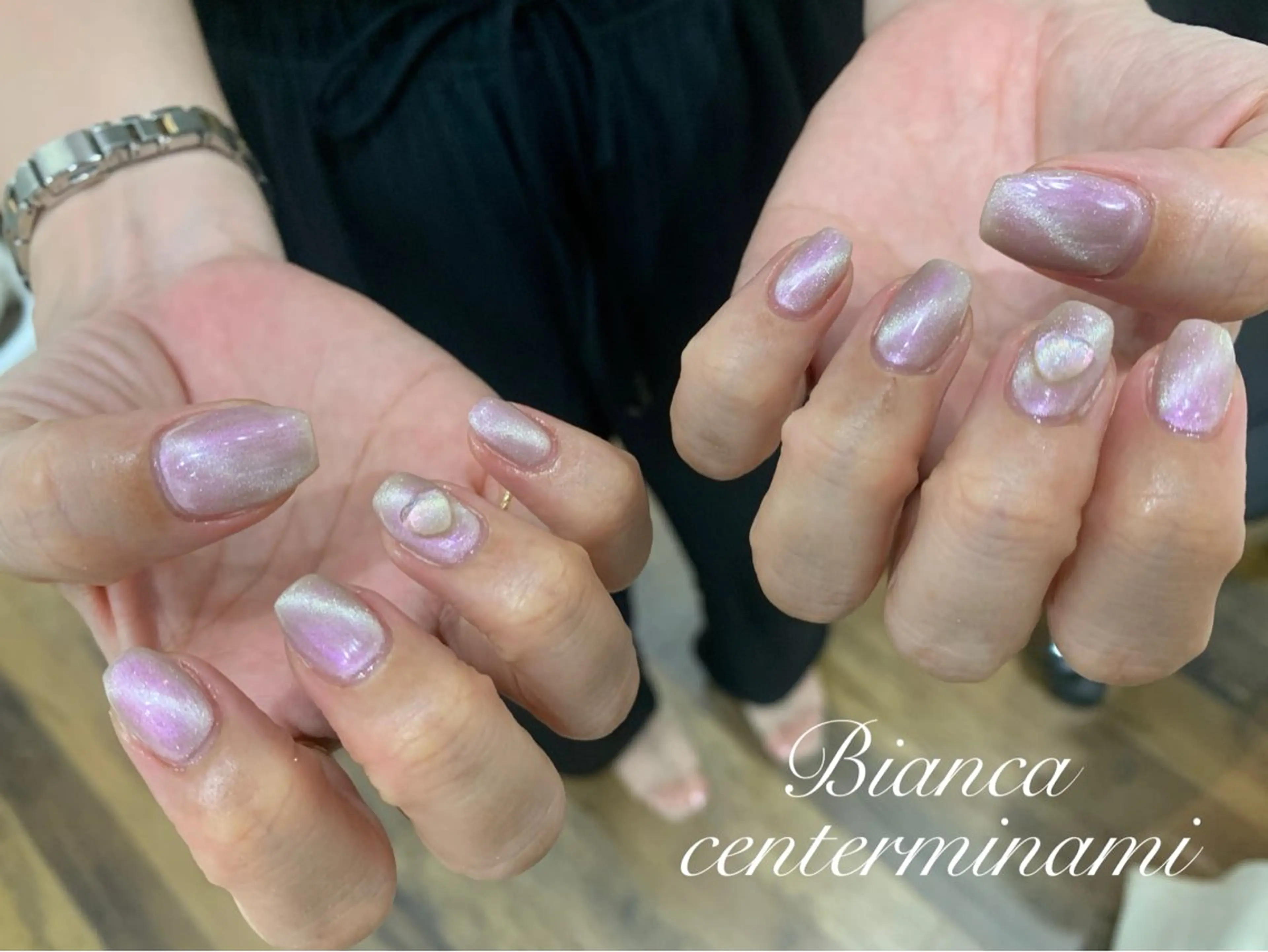 ネイル マグネットネイル ハンドネイル Bianca KIKUTIHARAのネイルデザイン