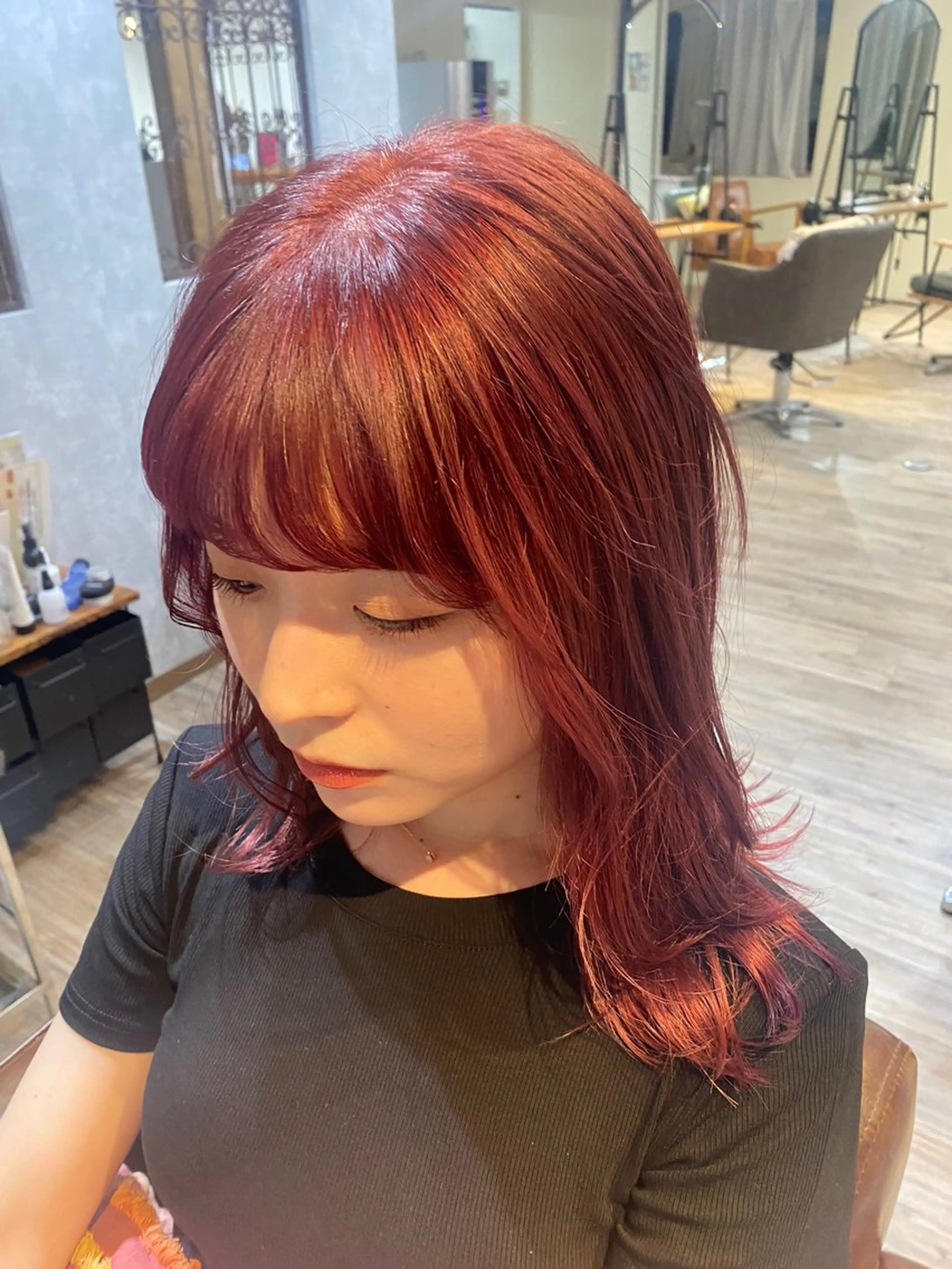 セミロング カラー Ly a jitto  【リーアジット】所属・maho🦋🫧 Ly a jittoのヘアスタイル