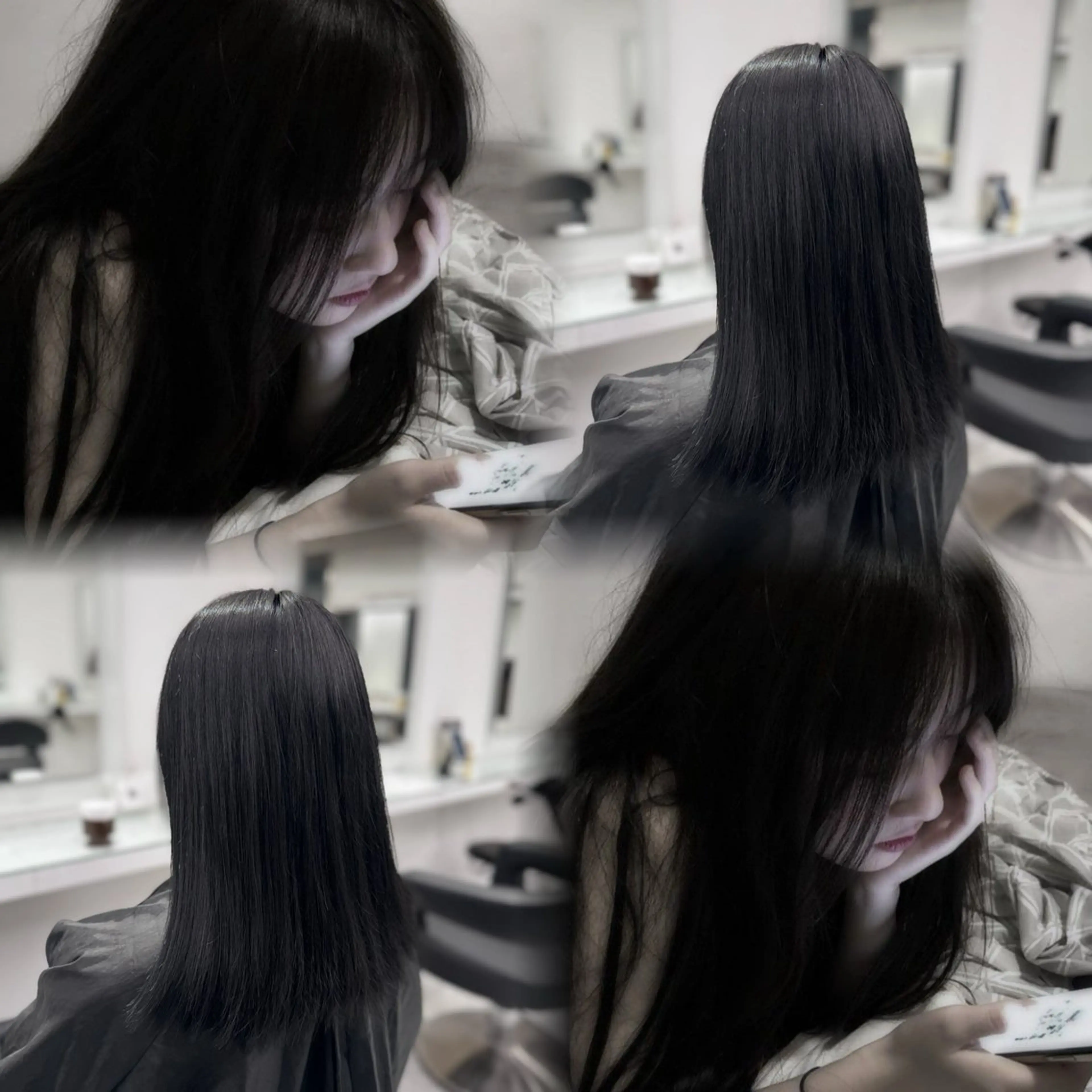 ロング カラー カット ヘアカラー ヘアセット 透け上品ハイトーン 職人ゆうと🤍のヘアスタイル