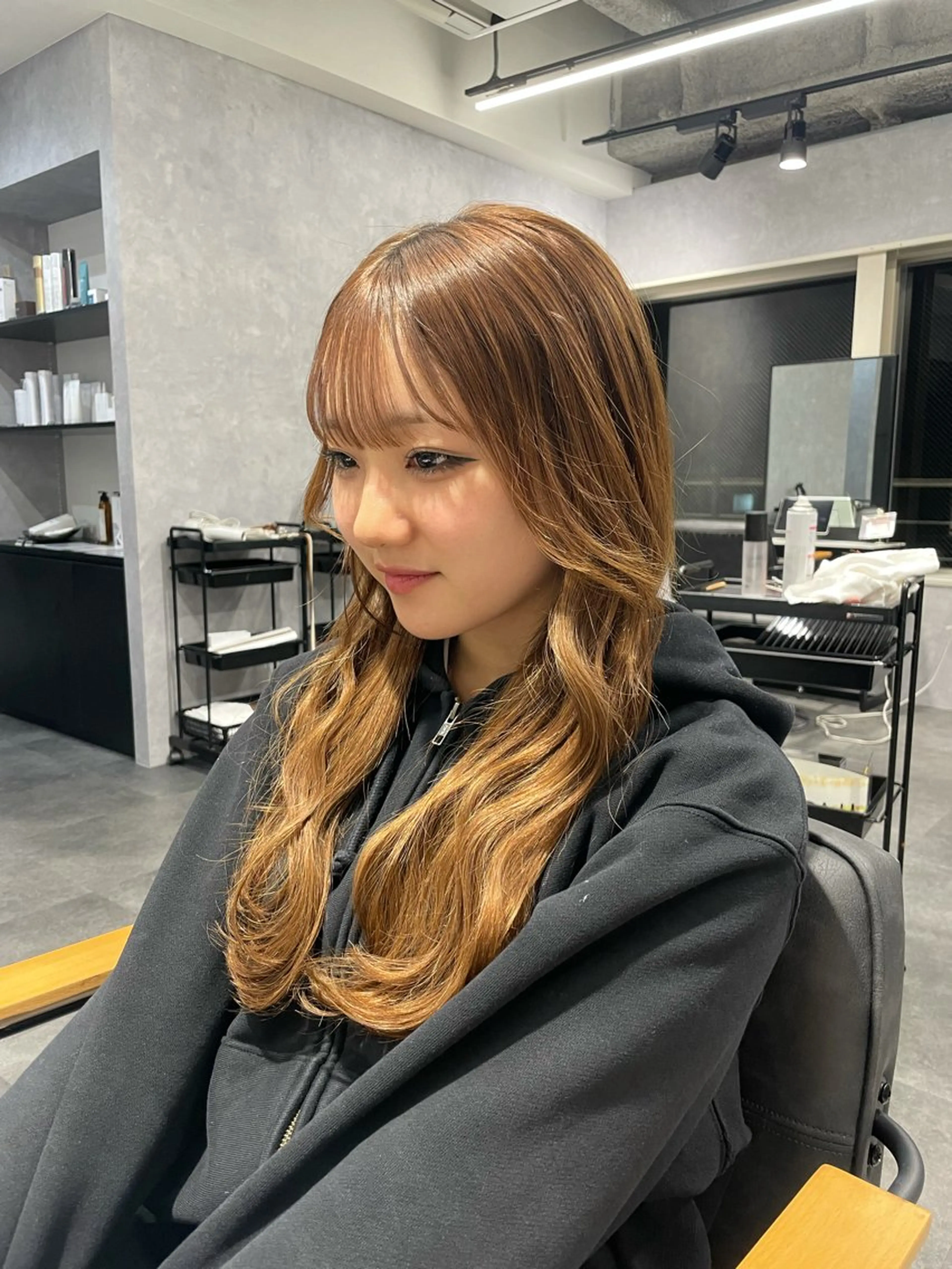 ロング プルエクステ エクステ エクステ 江田 悠真のヘアスタイル