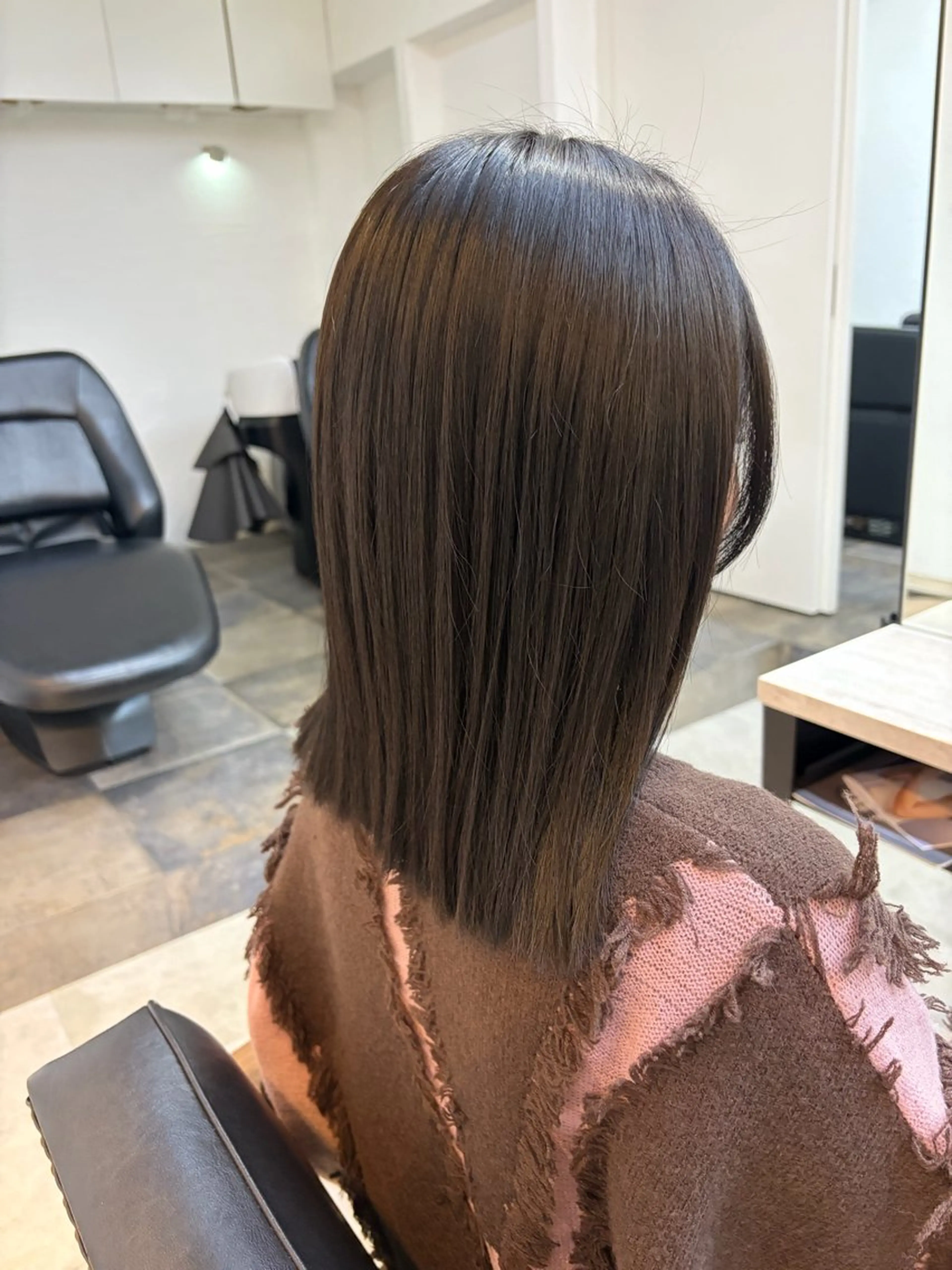 ミディアム カラー 🥀韓国ヘア🥀 宮津真菜のヘアスタイル