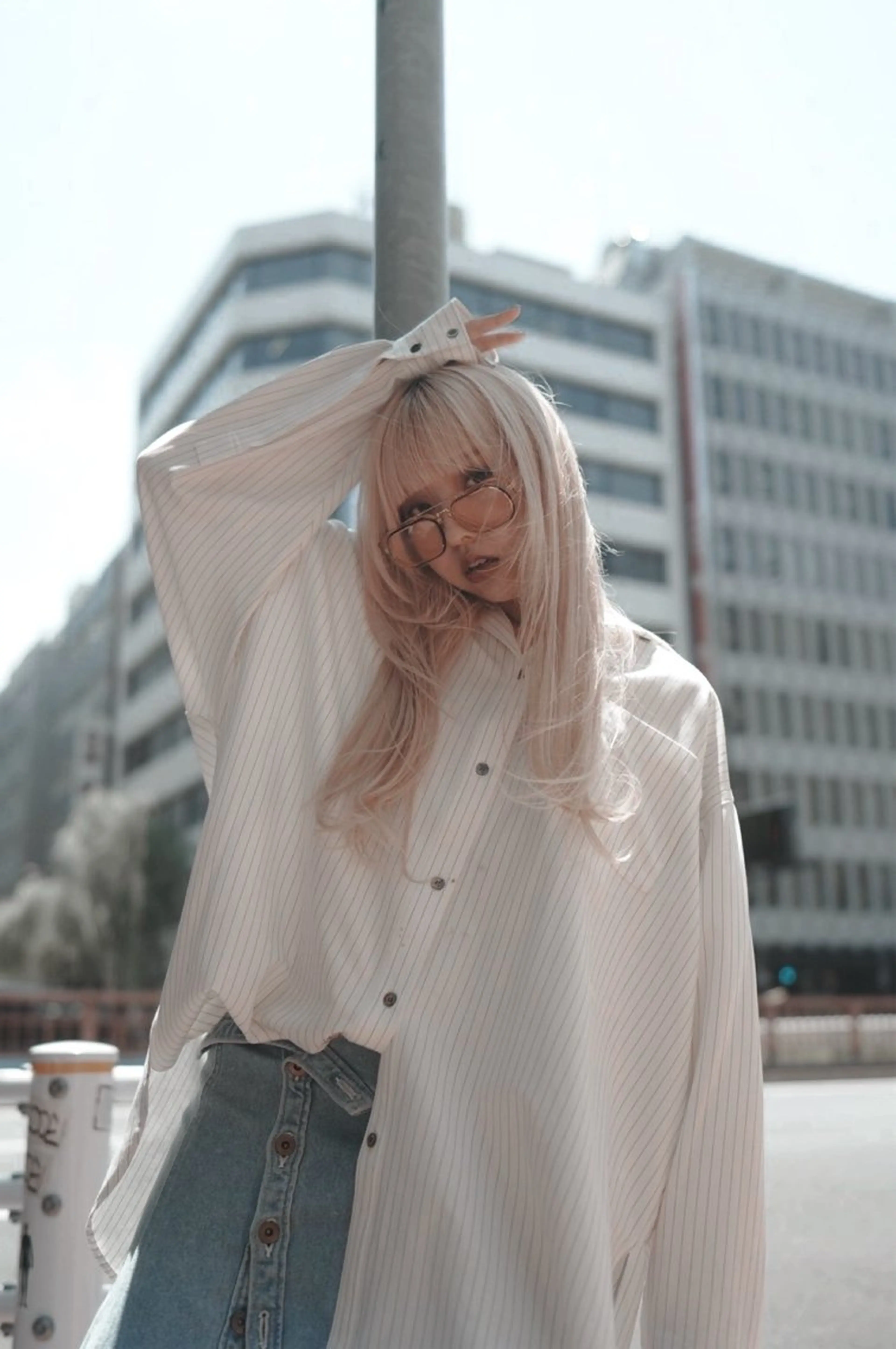 ロング カラー ケアカラー 透明感カラー 髪質改善 韓国風ヘア 💖大人韓国ヘア💖 韓国艶カラー【銀座】のヘアスタイル