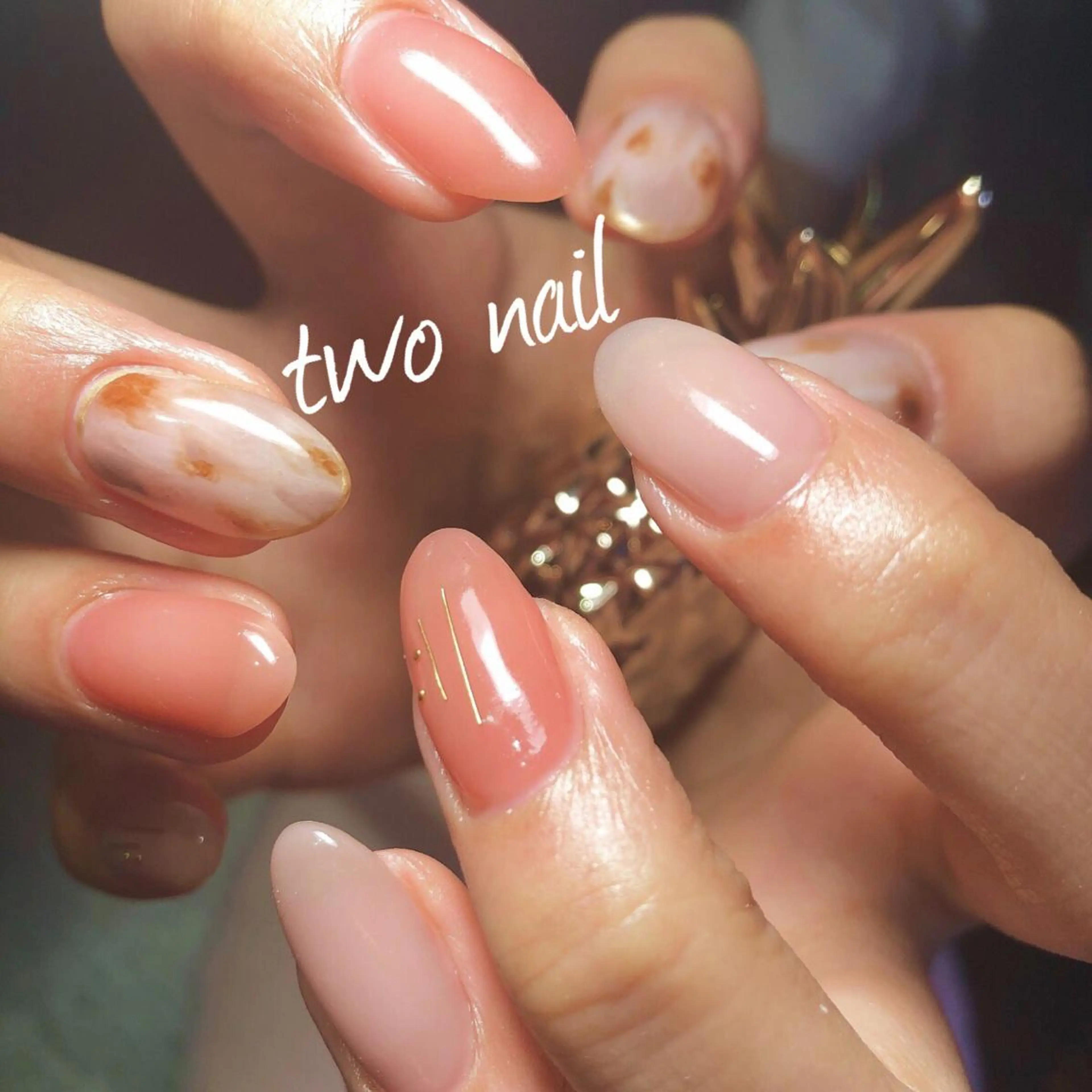 ネイル アニマル柄 two nailのネイルデザイン