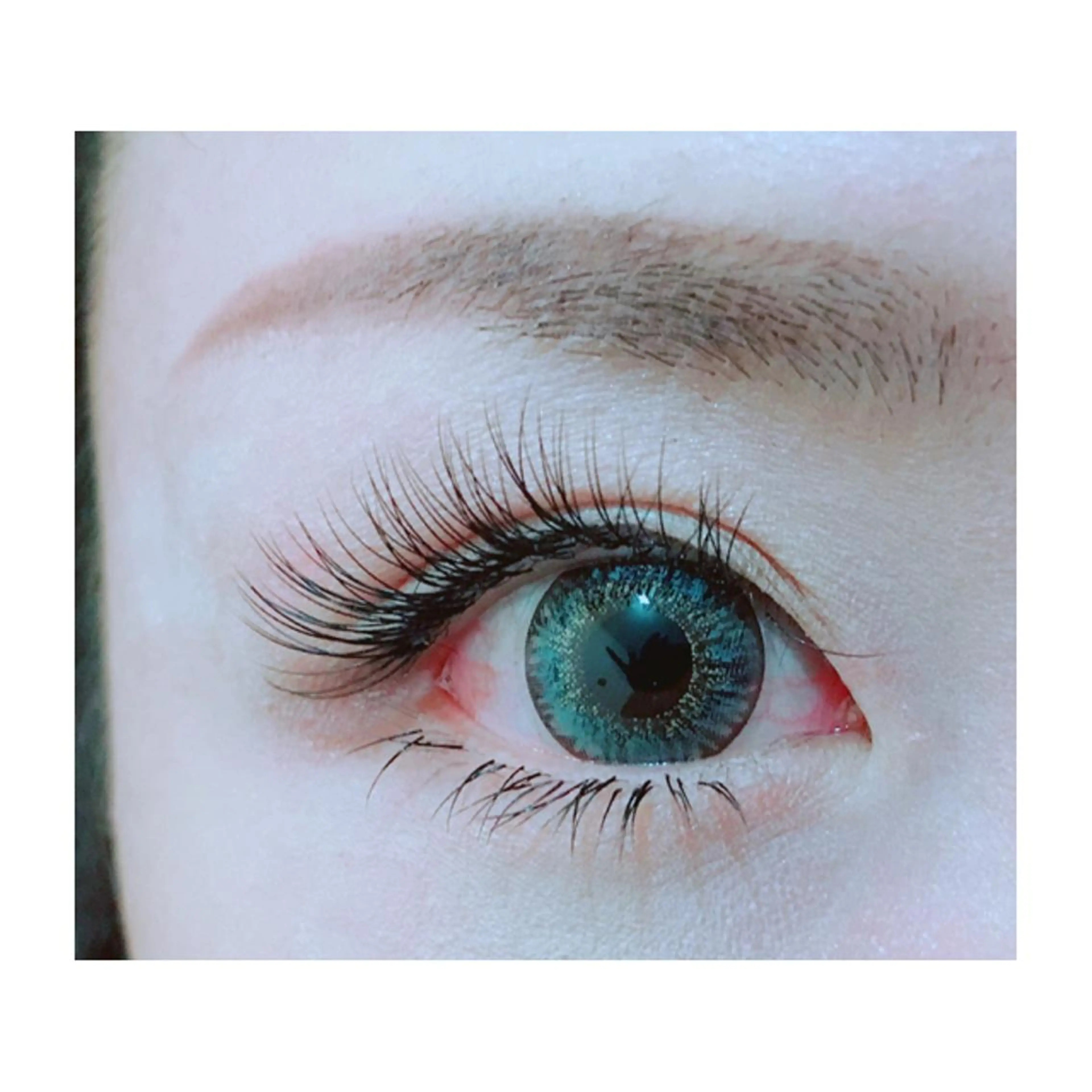 下がりまつ毛に【アップワードラッシュ】フラットラッシュ 付け放題【オフ無料】の写真