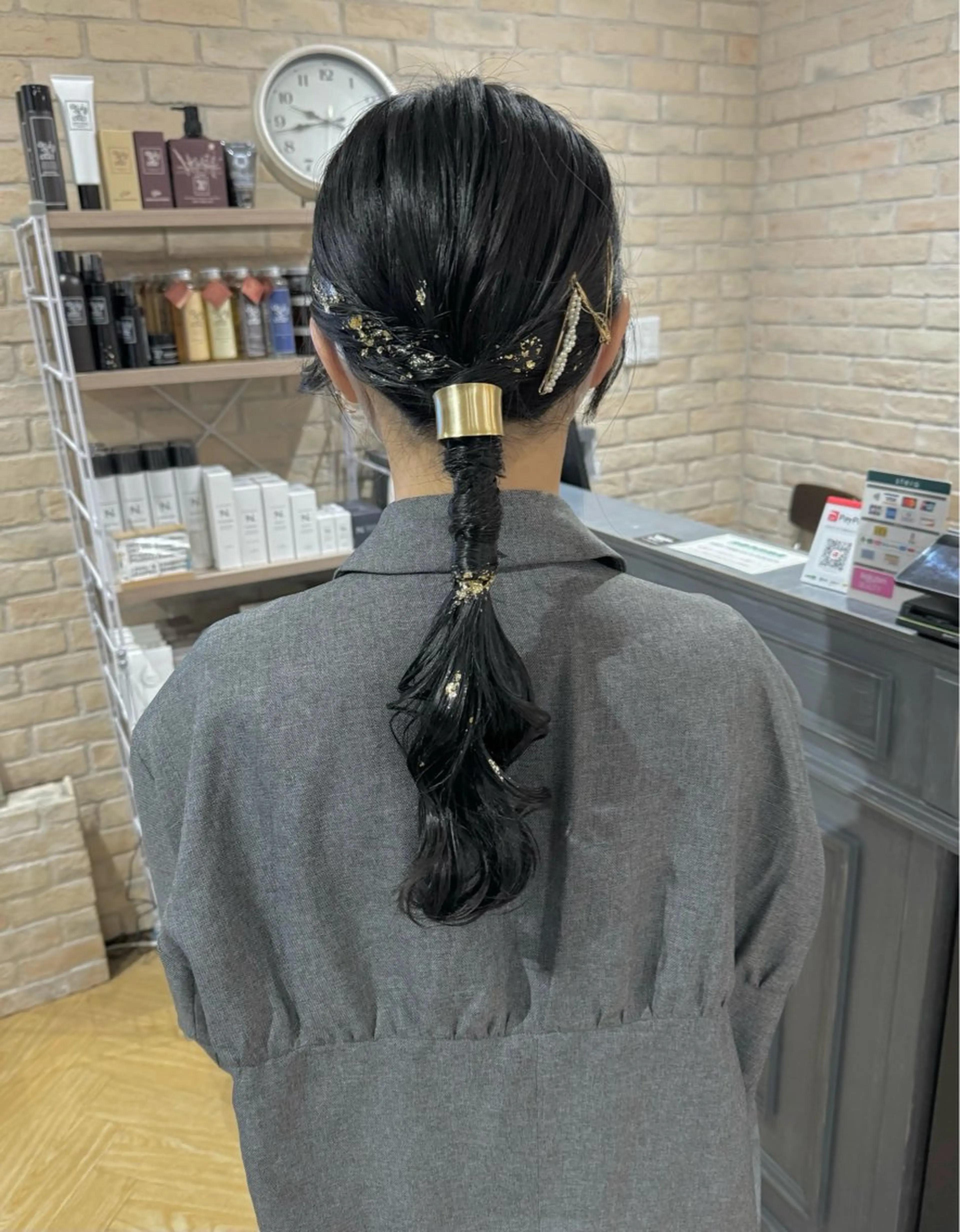 ヘアアレンジ 髪質改善&韓国風 RINAのヘアスタイル