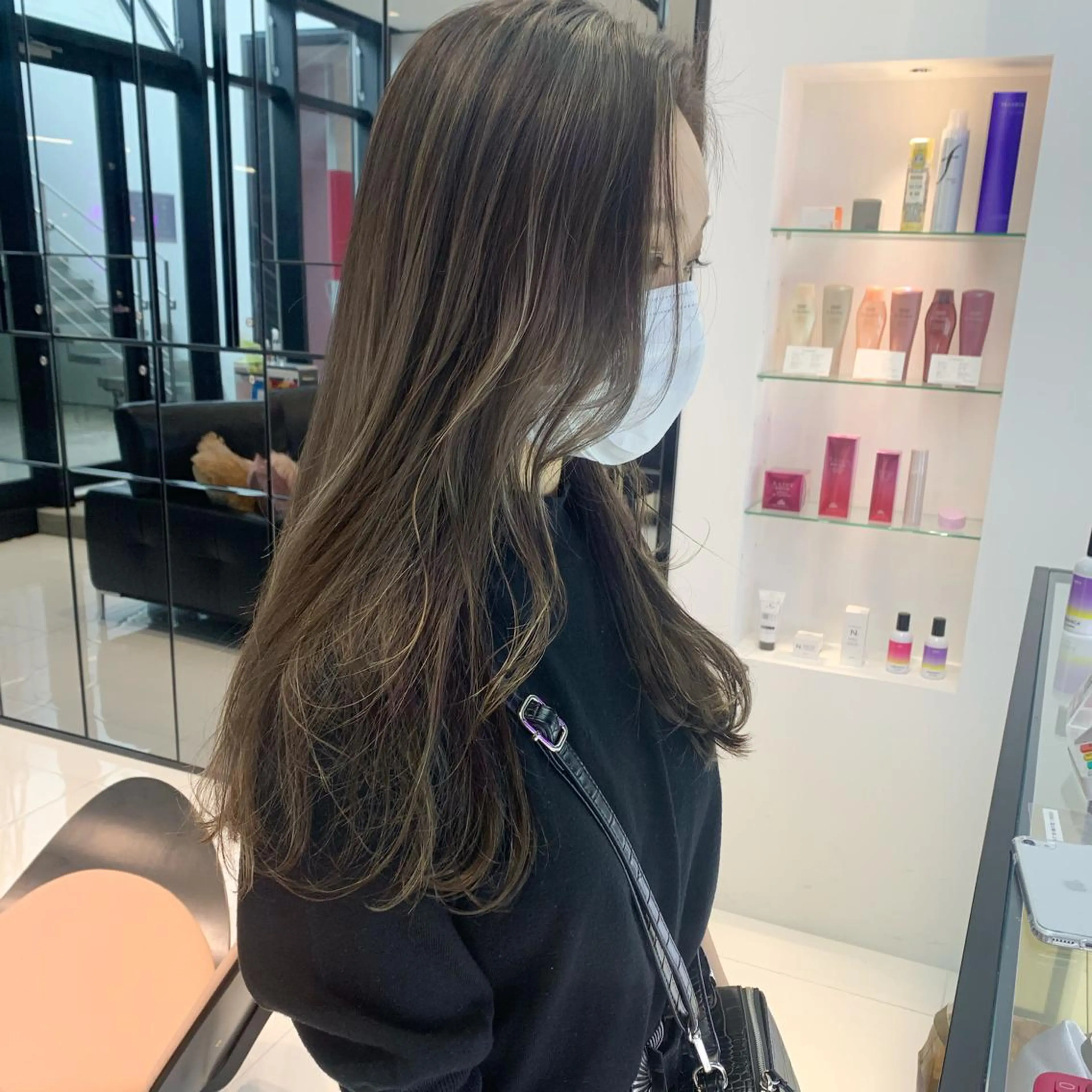 ロング カラー グラデーションカラー ハイライトカラー ハイライト ハッシュカット/ハイ トーン/MANAMIのヘアスタイル