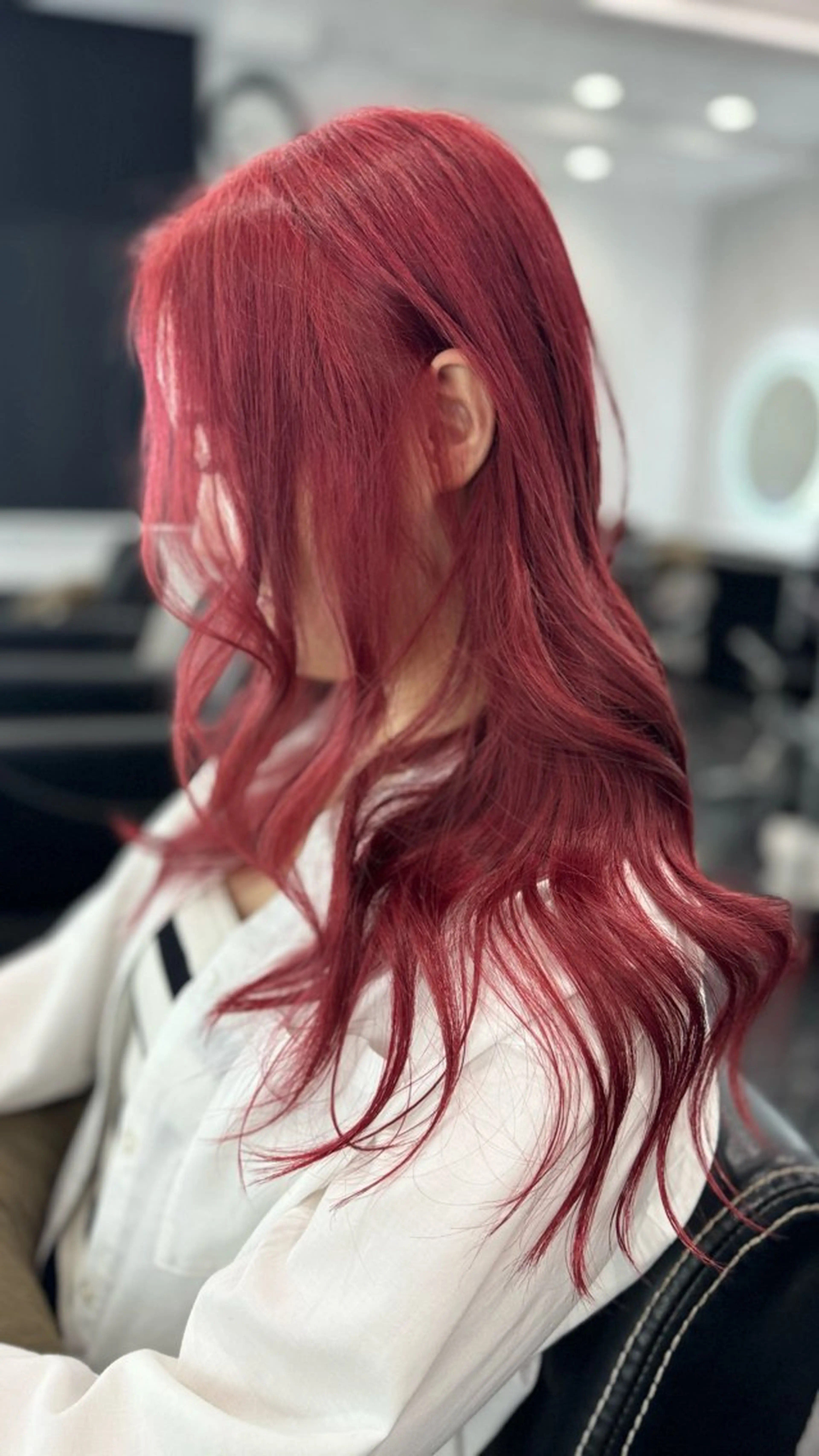 セミロング ヘアカラー トリートメント stylist Momoのヘアスタイル