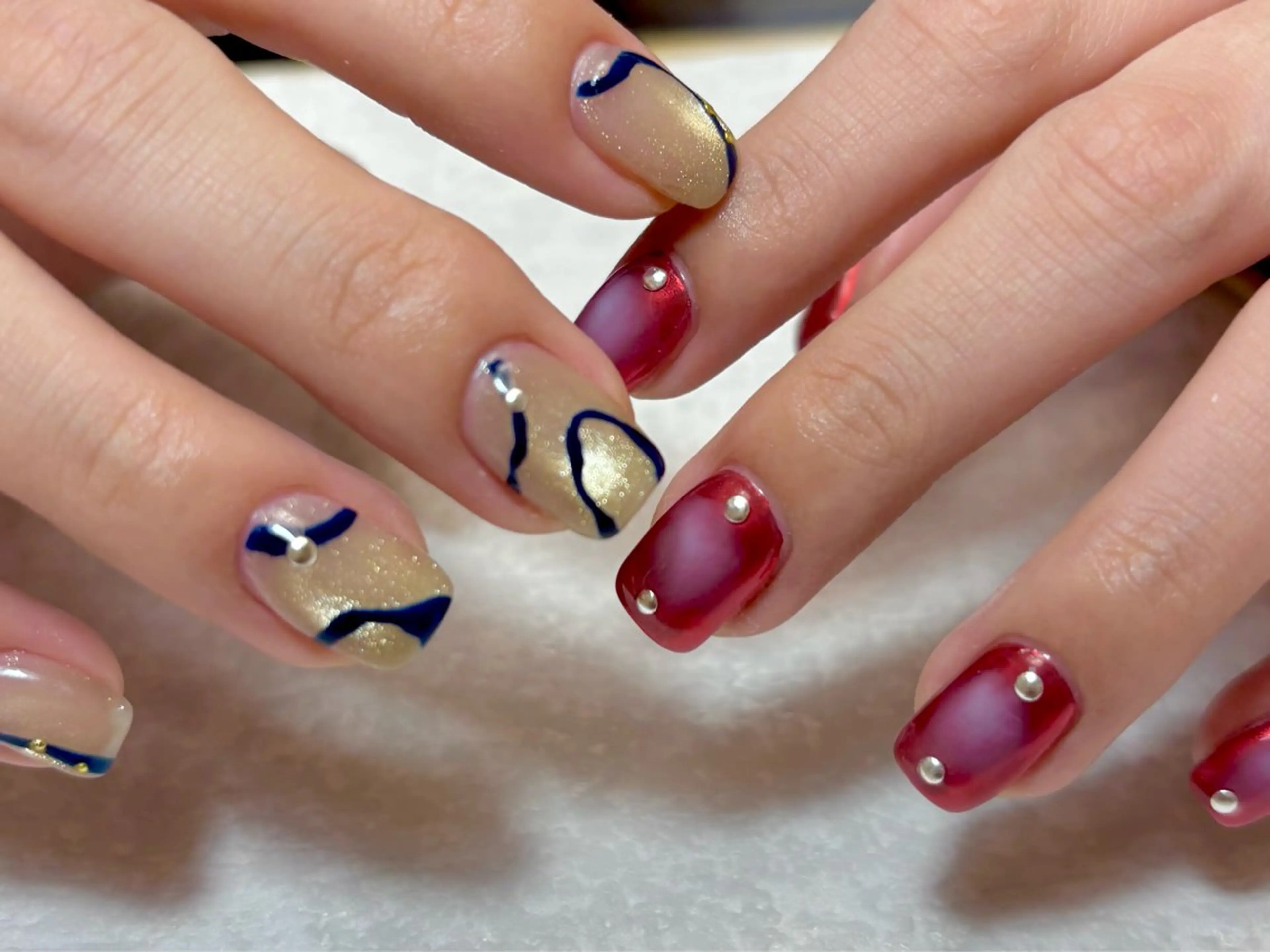 ネイル ハンドネイル yurina ☆のネイルデザイン