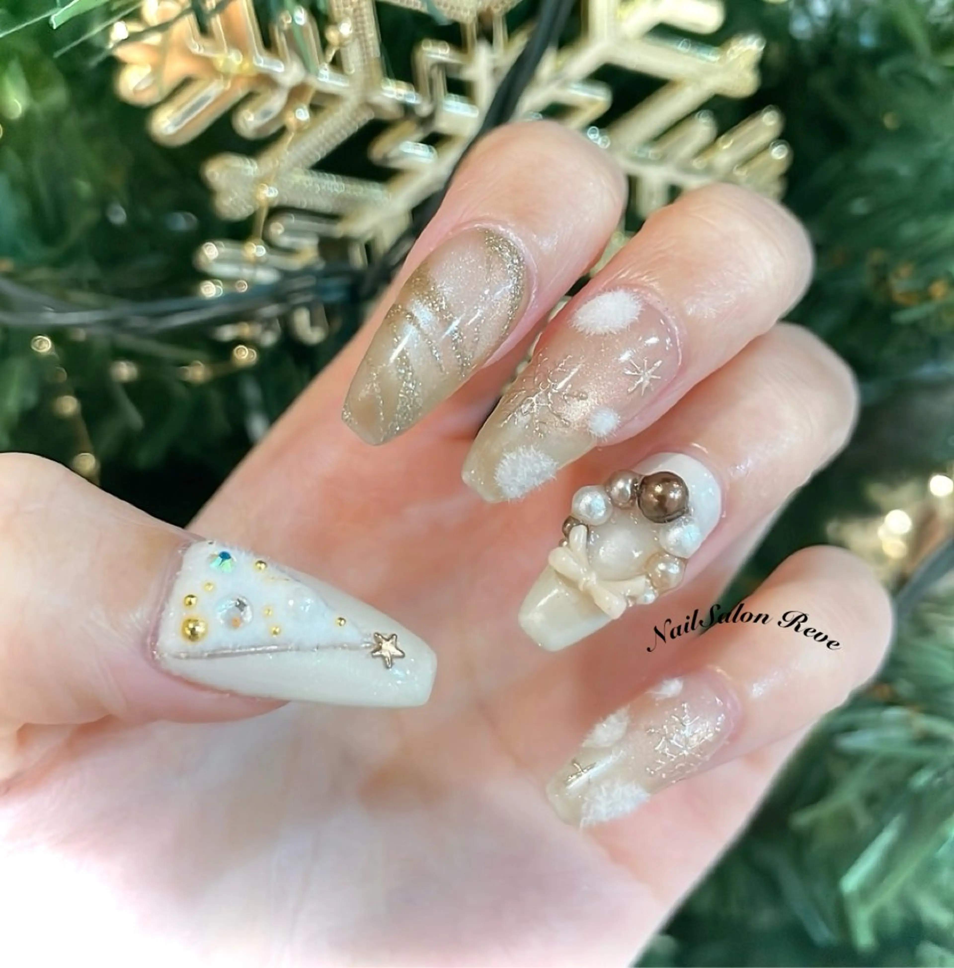 ネイル クリスマス NailSalon   Reve（ネイルサロン レーヴ）所属・NailSalon Reveのネイルデザイン