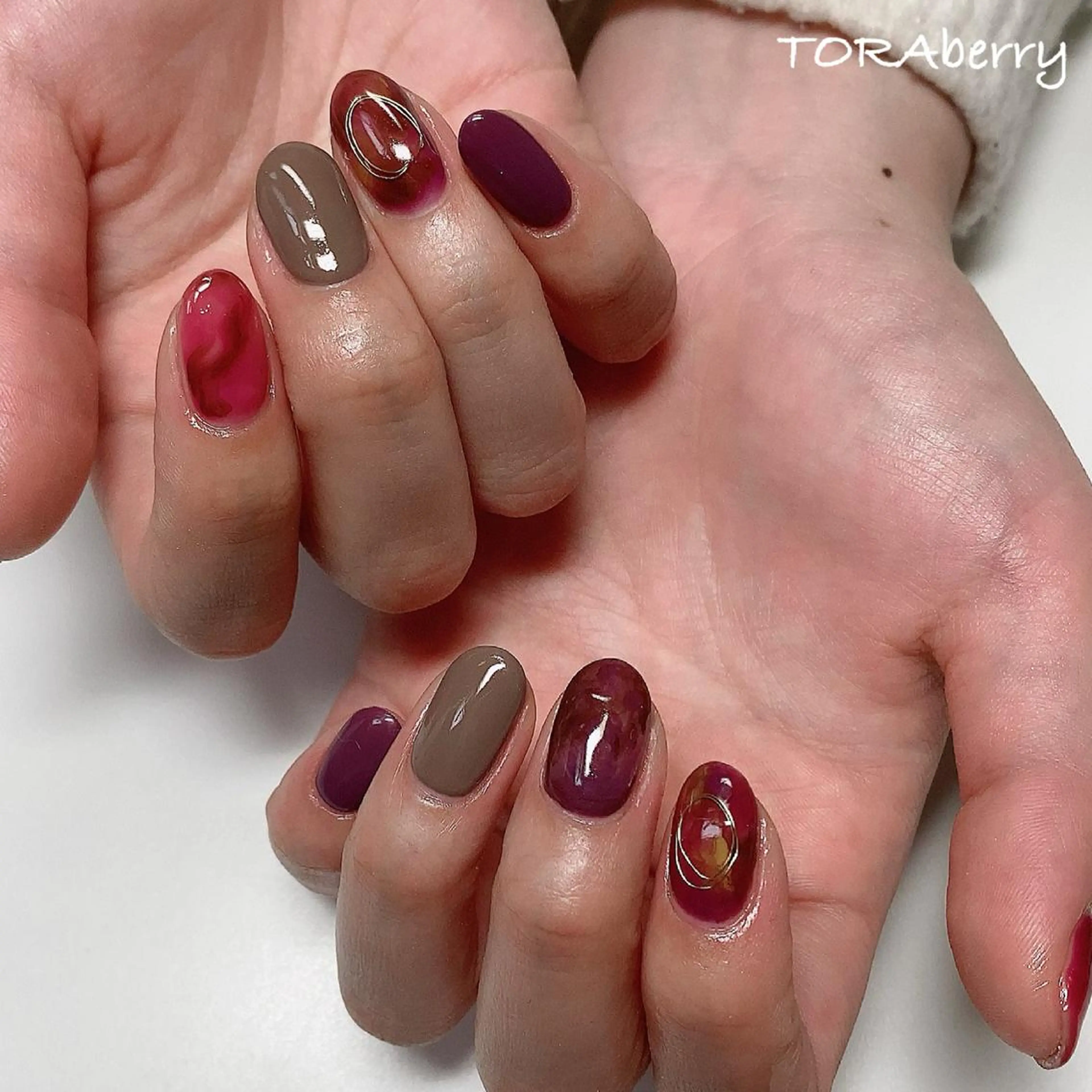 ネイル ニュアンスネイル ハンドネイル ネイリスト なつみのネイルデザイン