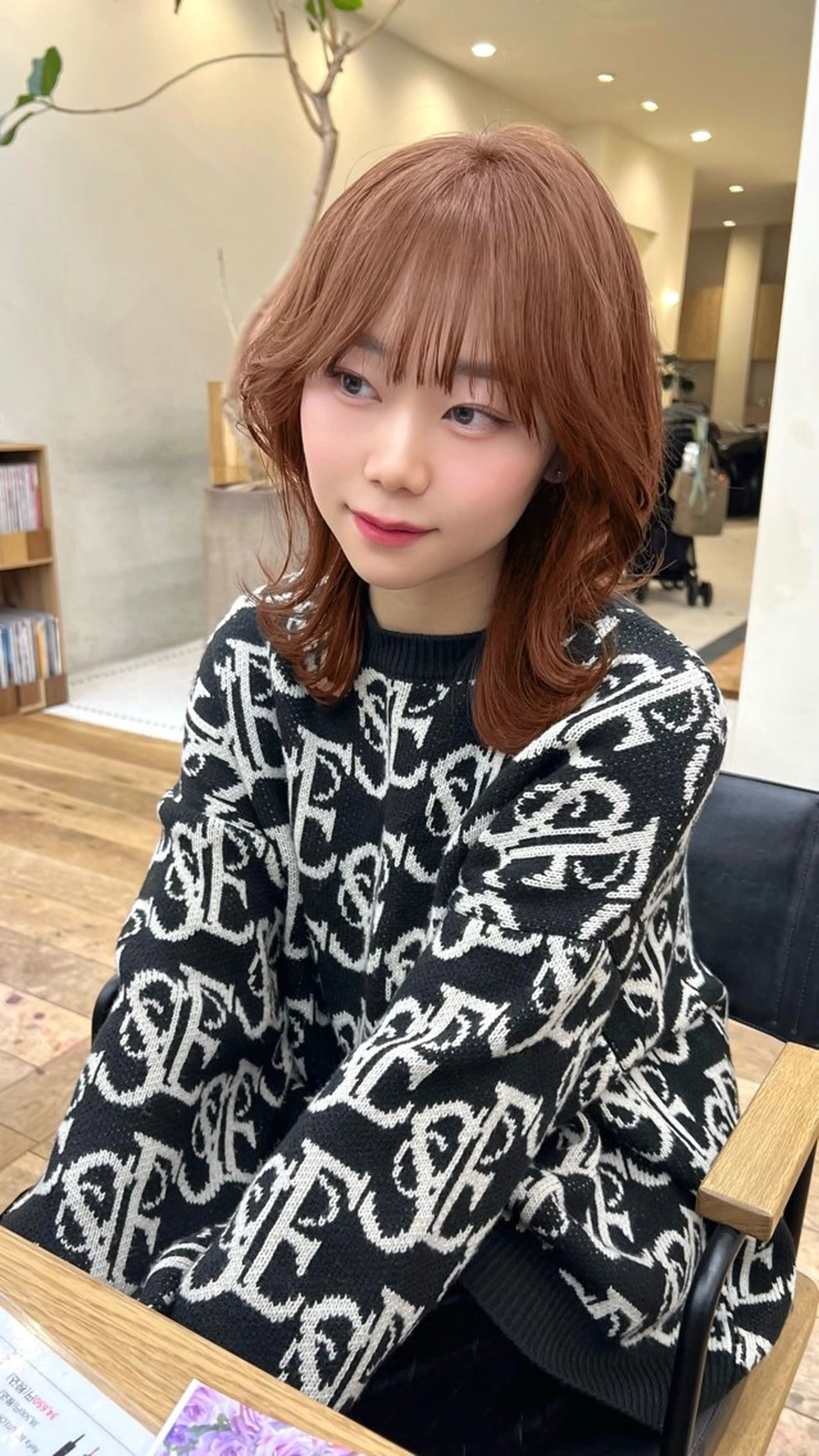 ミディアム カラー belle   表参道　terrace所属・抜きっぱなしブロンド /ハイトーン/カナタのヘアスタイル