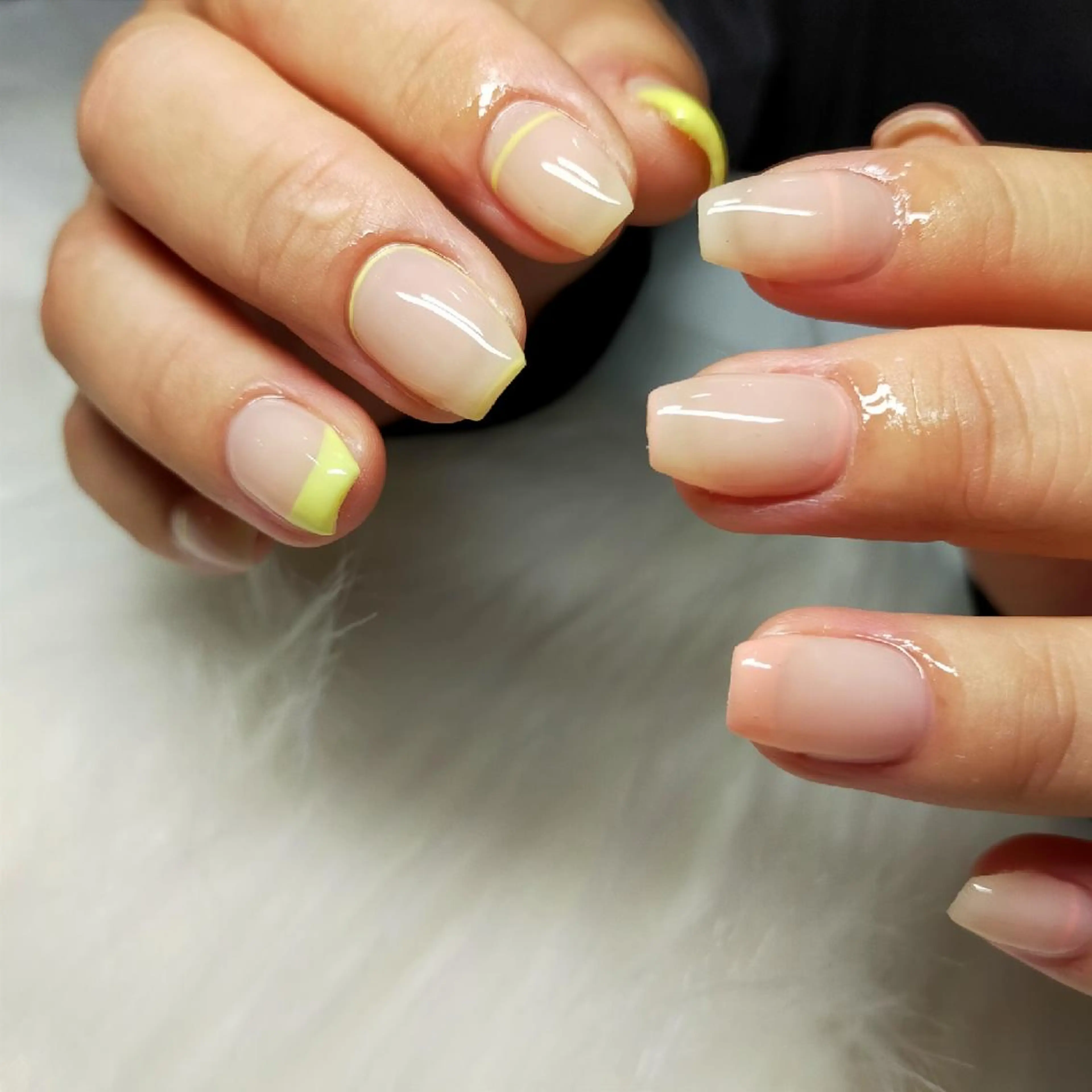 ネイル フレンチネイル 春ネイル Beaute Pure_Mのネイルデザイン