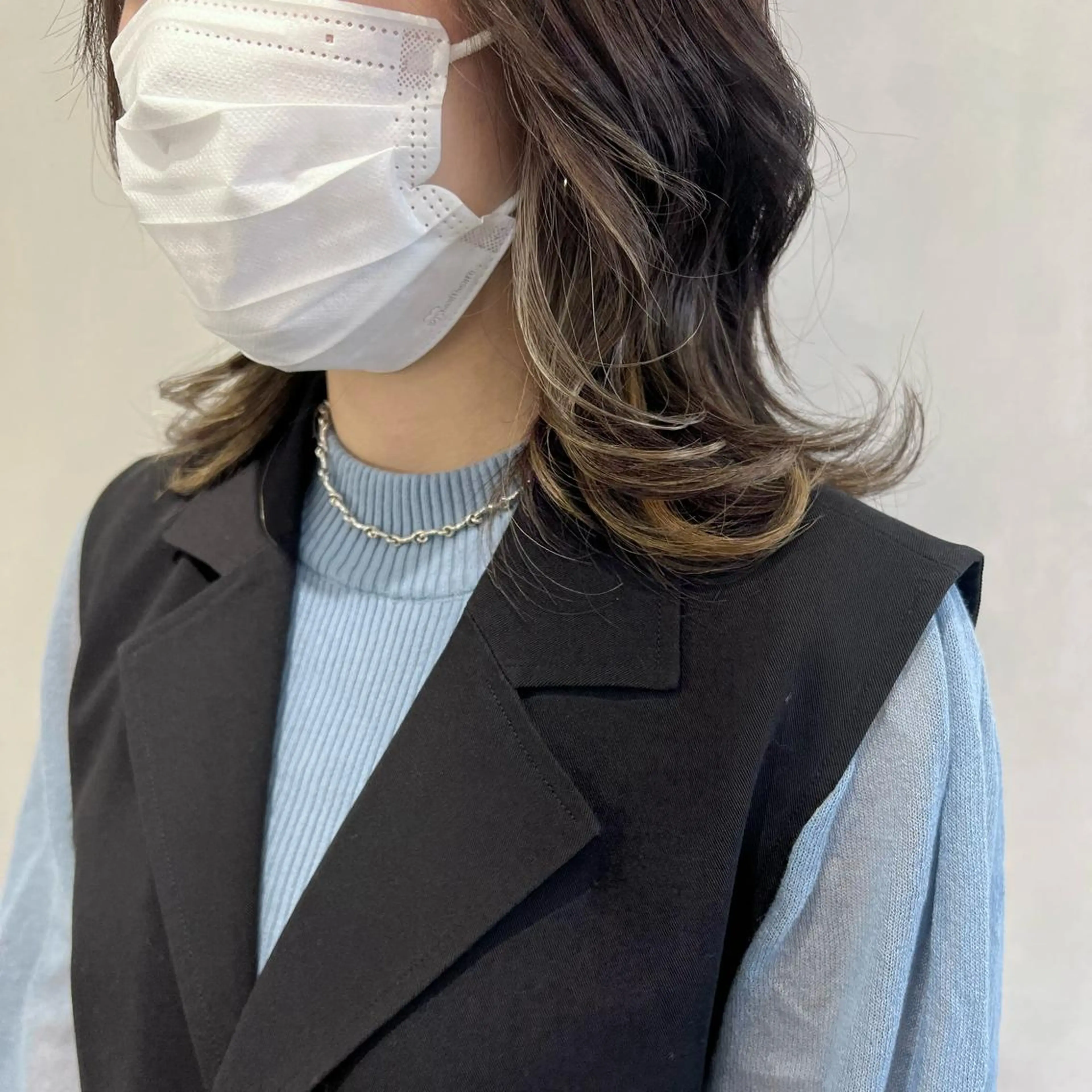 ミディアム 🤍髪質改善➕透明感 カラー🤍川上葵のヘアスタイル