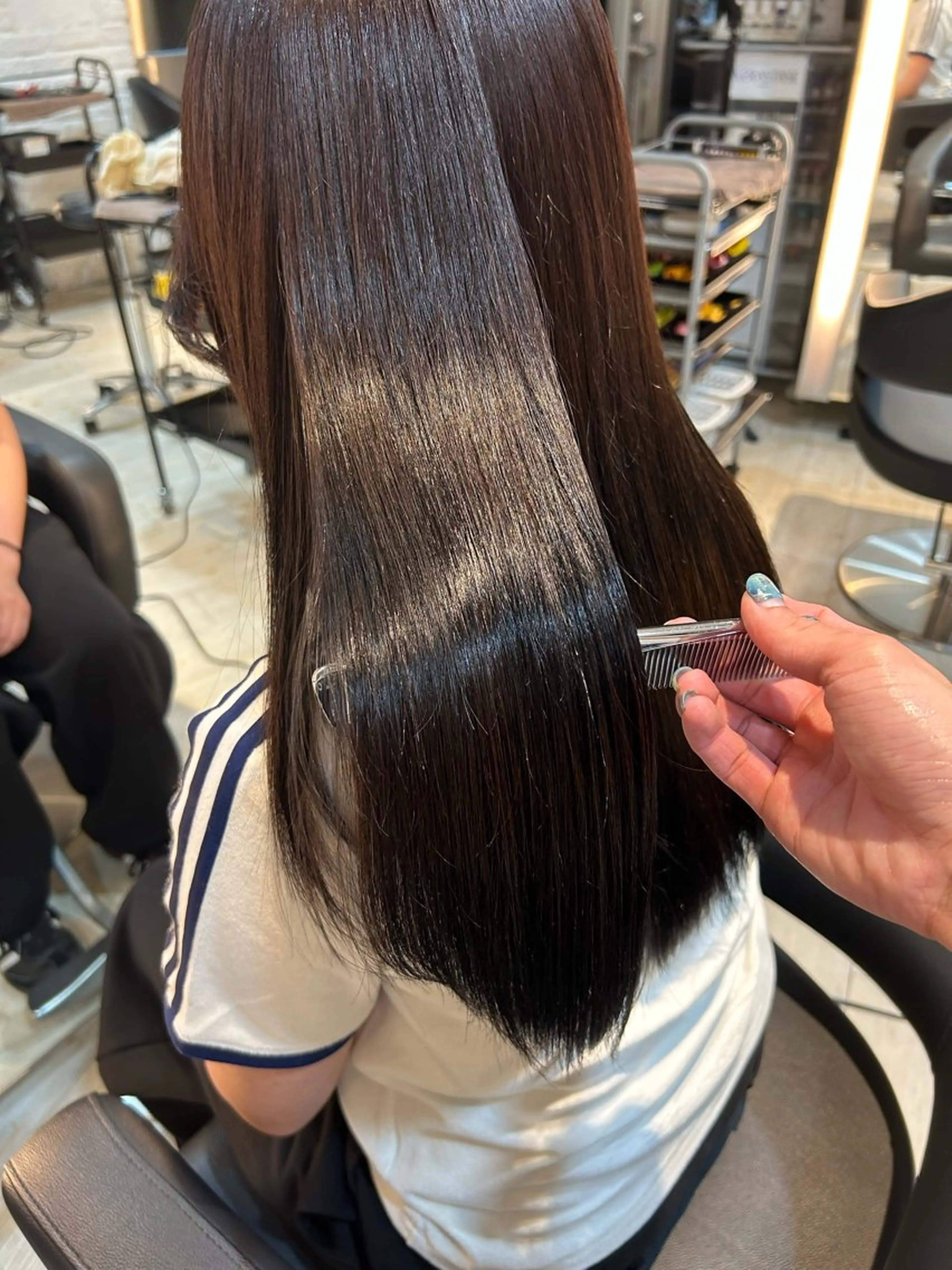 ロング カラー トリートメント Yamato/ 韓国ヘア/栄のヘアスタイル