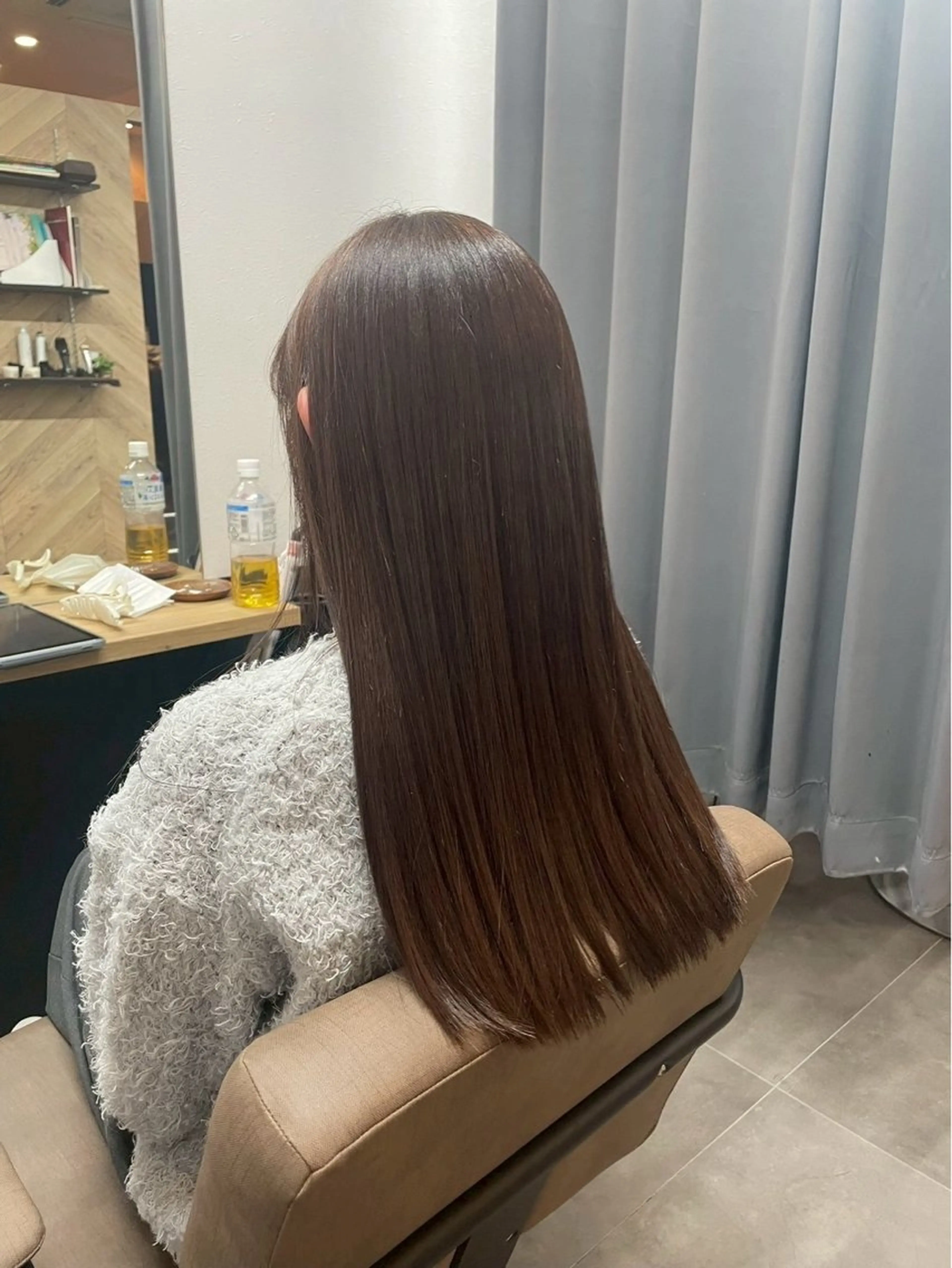 カラー➕3ステップトリートメントの写真