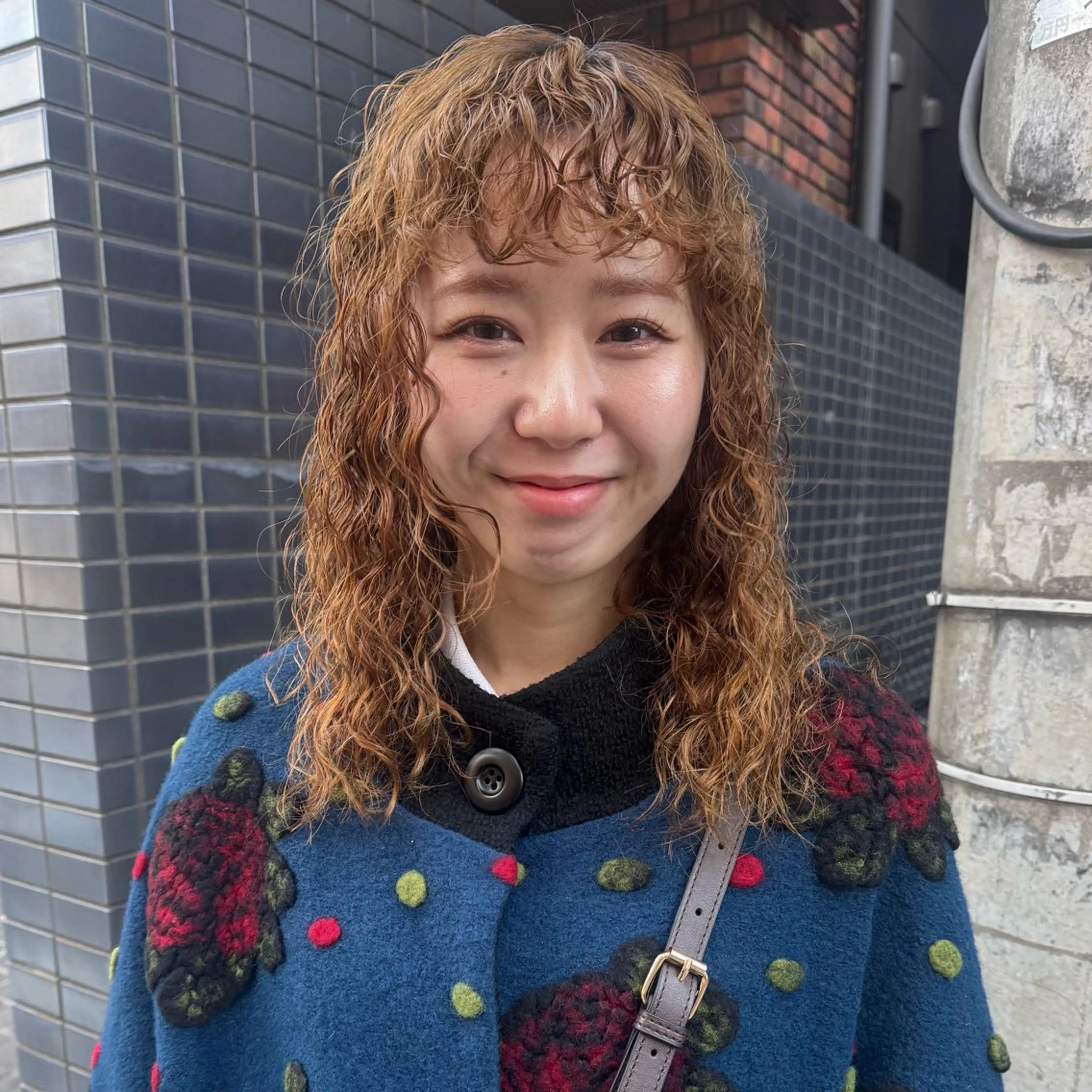 セミロング パーマ カット パーマ トリートメント Lilu しずくのヘアスタイル