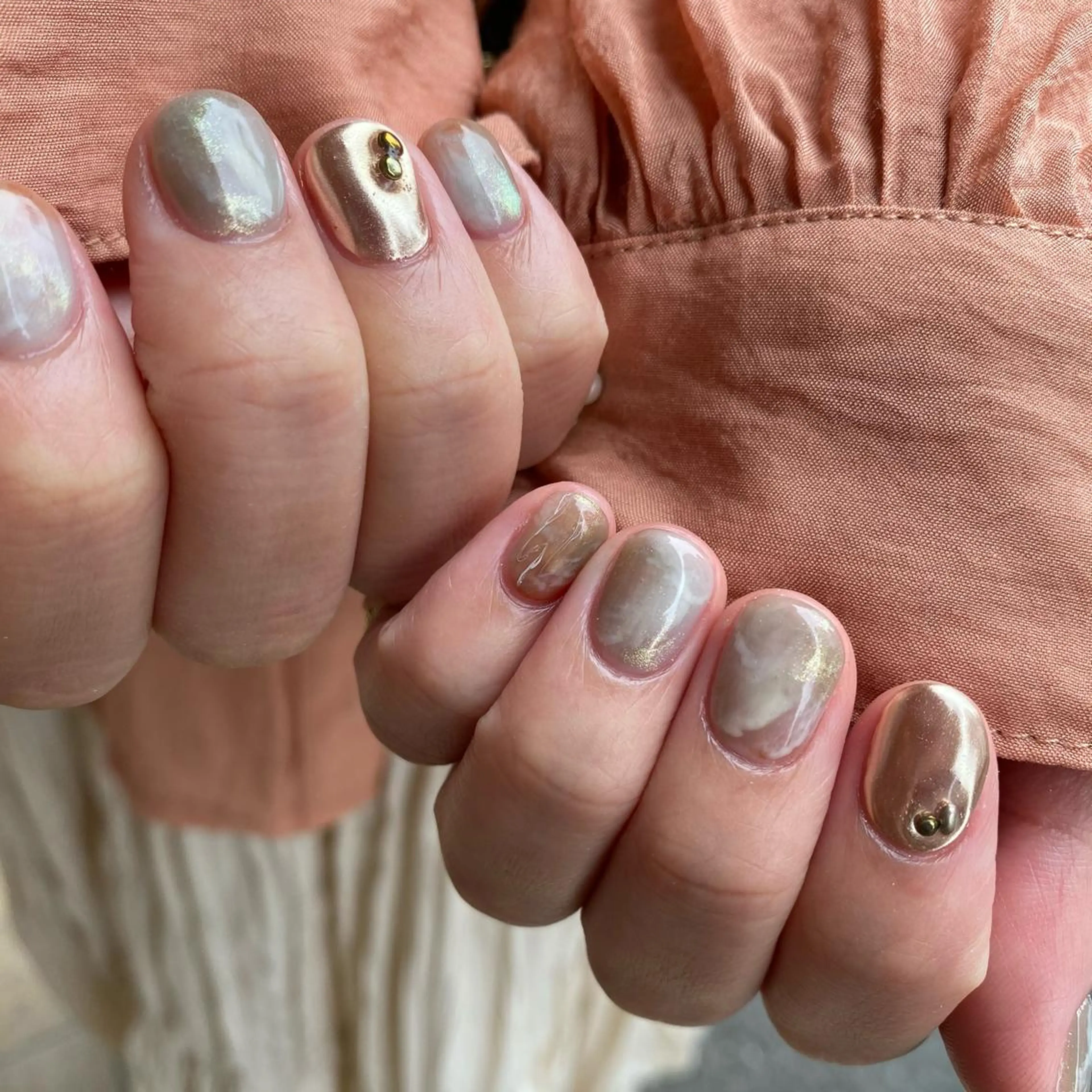 ネイル ハンドネイル Trico Antique所属・岩本 杏のネイルデザイン